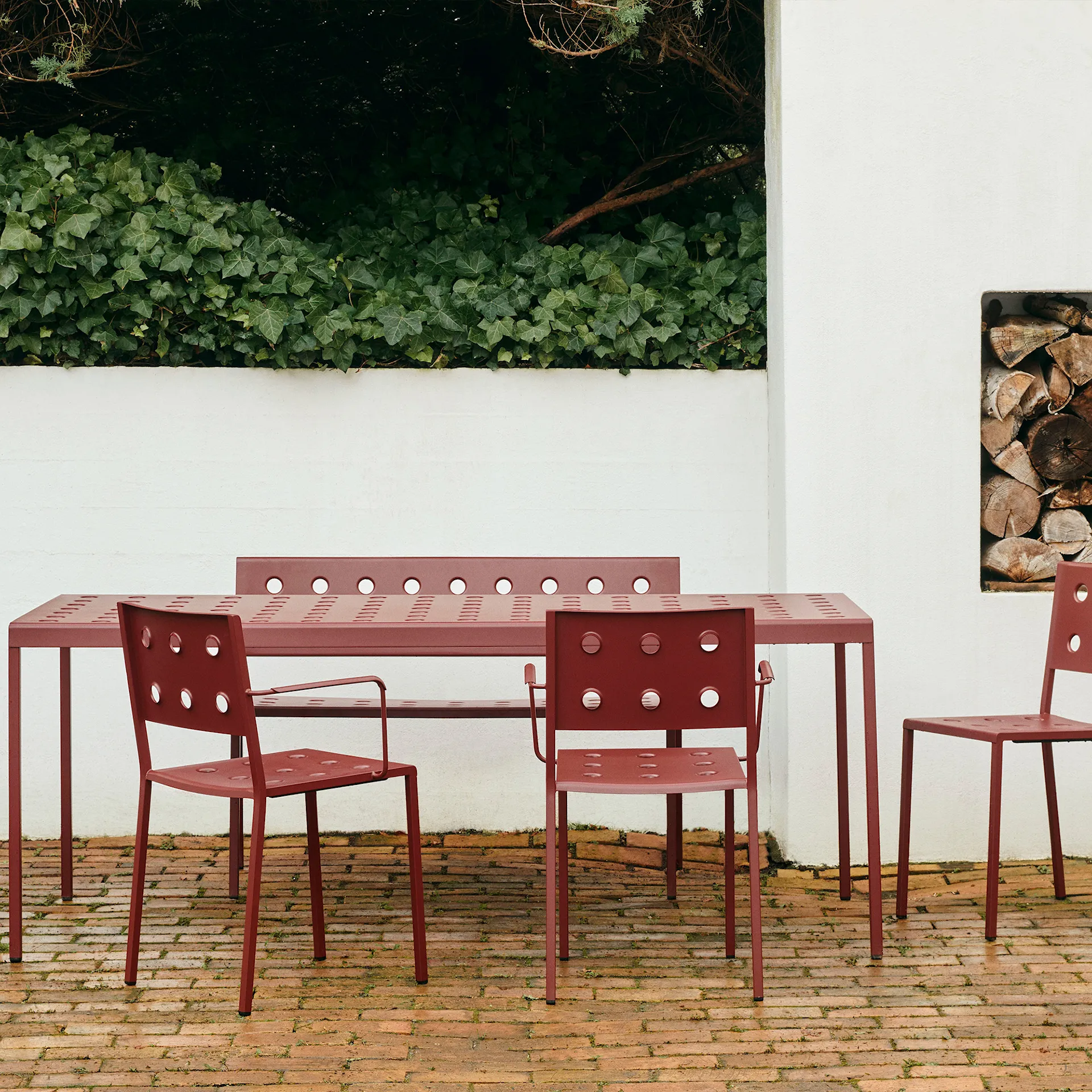 Balcony Dining Bench - 114 x 52 cm - HAY - Ronan & Erwan Bouroullec - NO GA