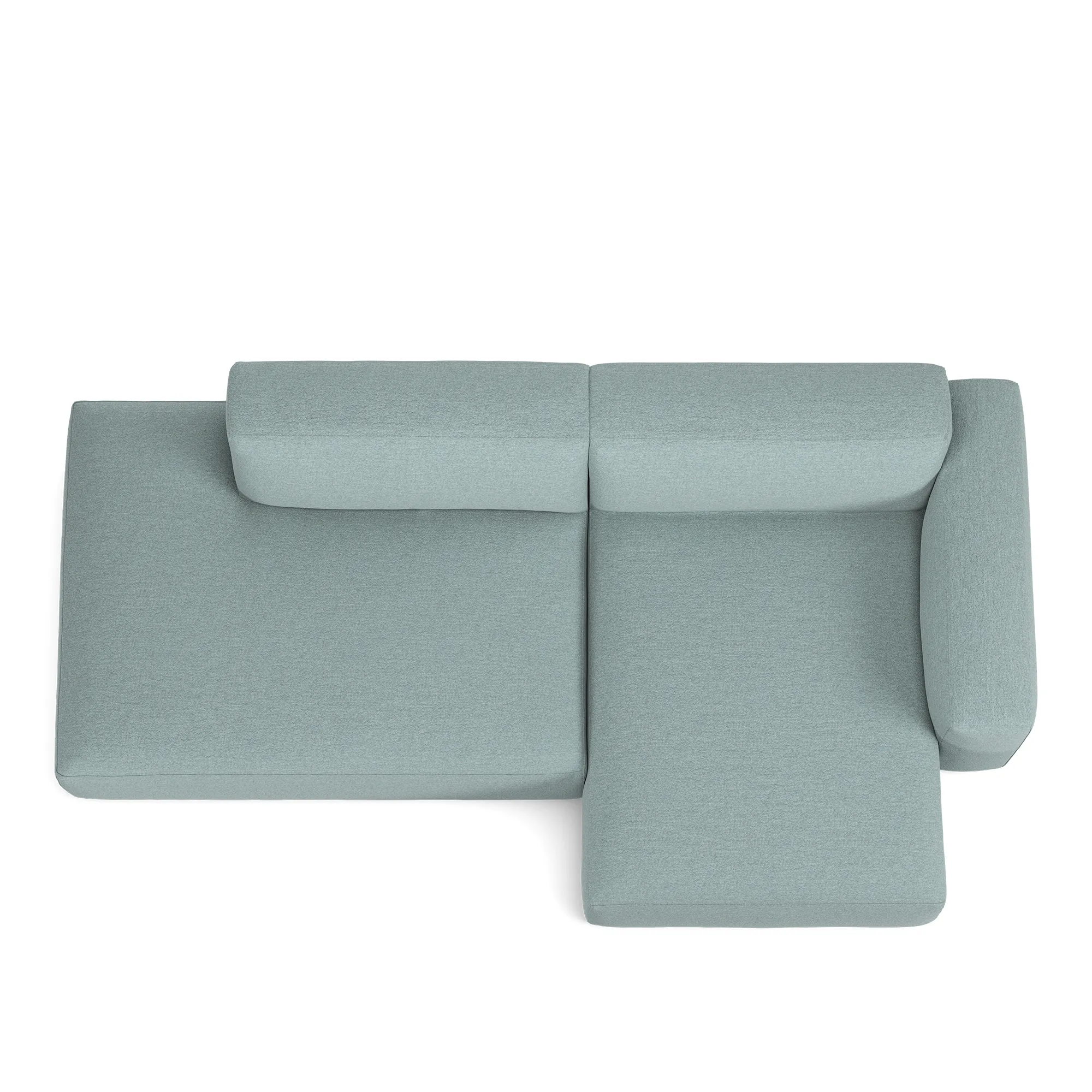 Brick 2-seters sofa sjeselong åpen ende venstre - 8