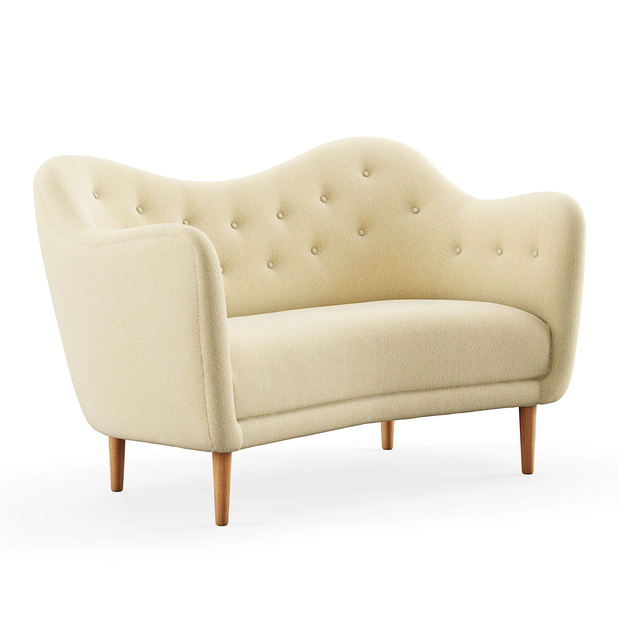 46 sofa Dark oiled oak - 1