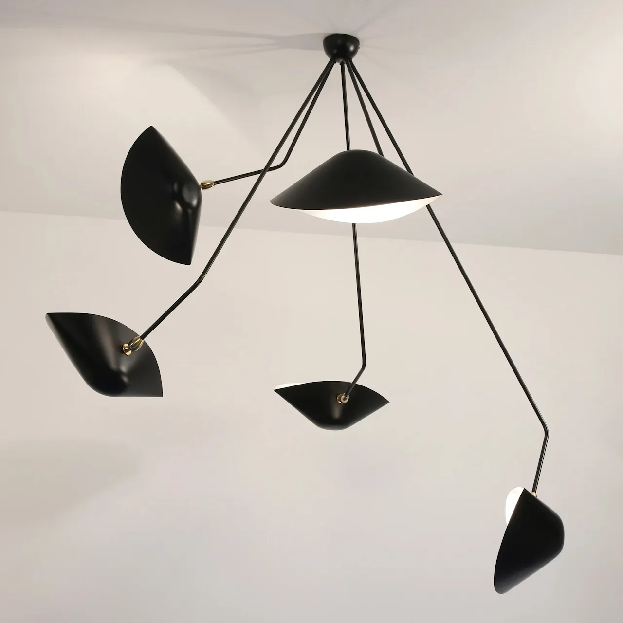 Spider Curved taklampe