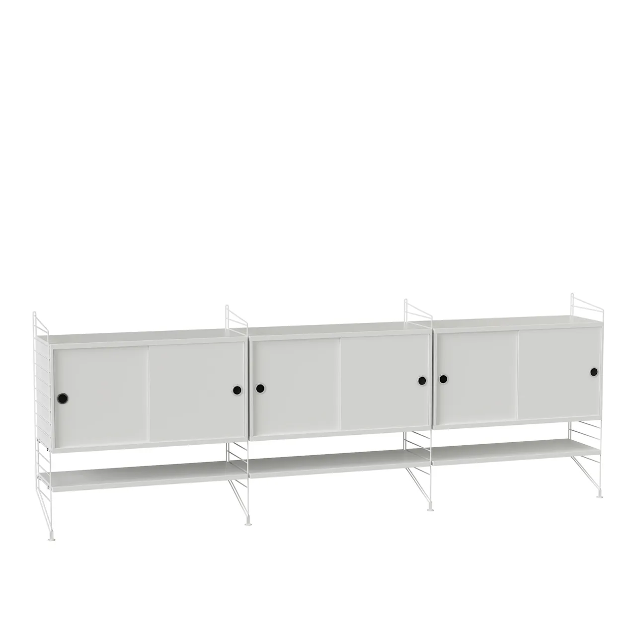 Stue hyllesystem F eik/beige