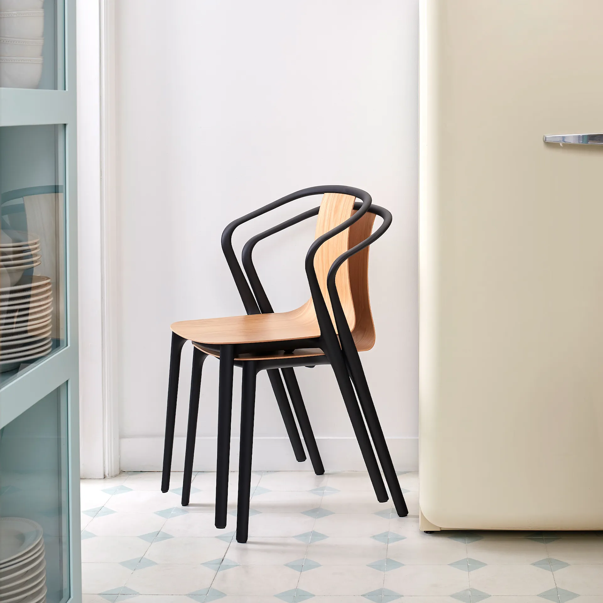 Belleville - Armchair Wood - Vitra - Ronan & Erwan Bouroullec - NO GA