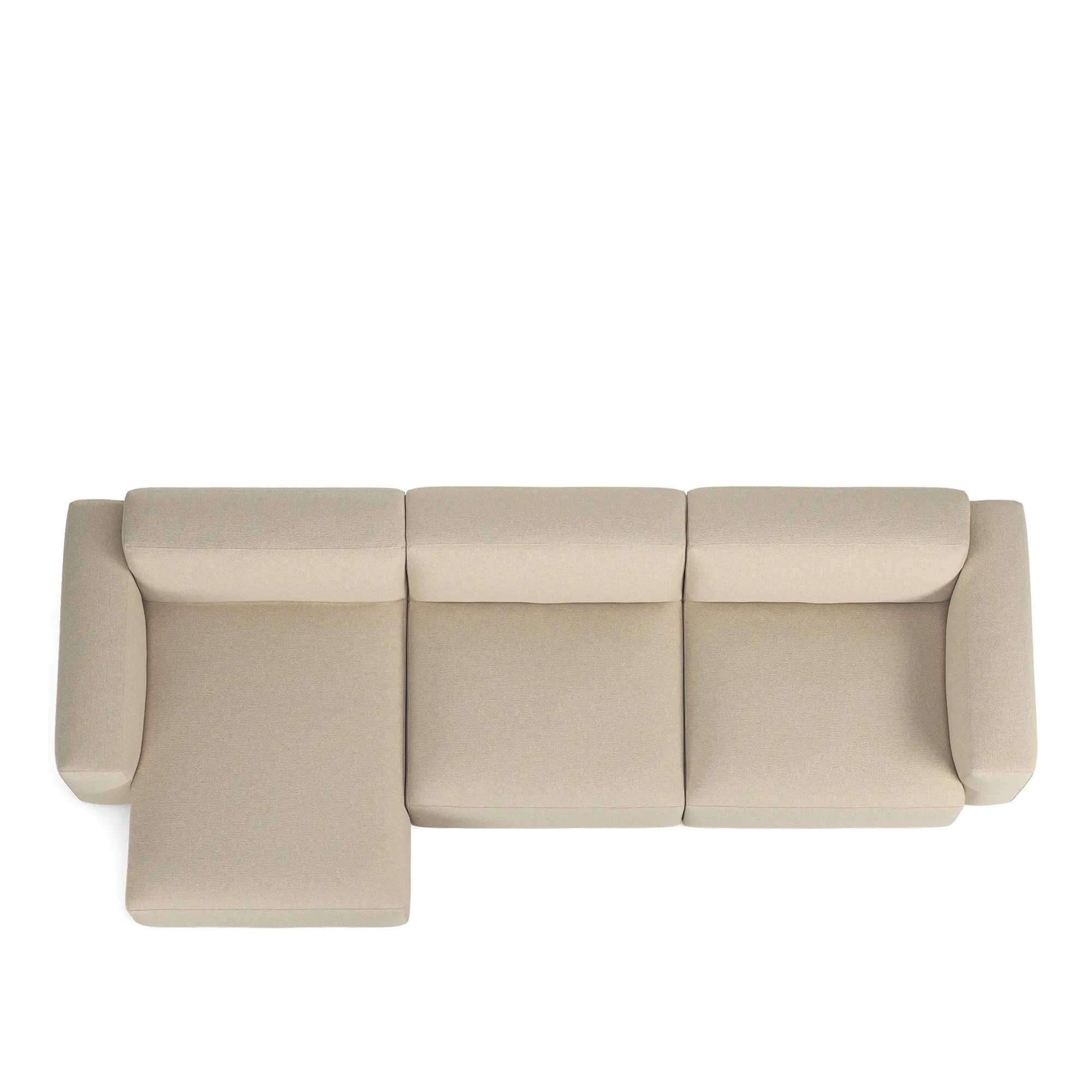 Brick 3-seters sofa sjeselong venstre - 8