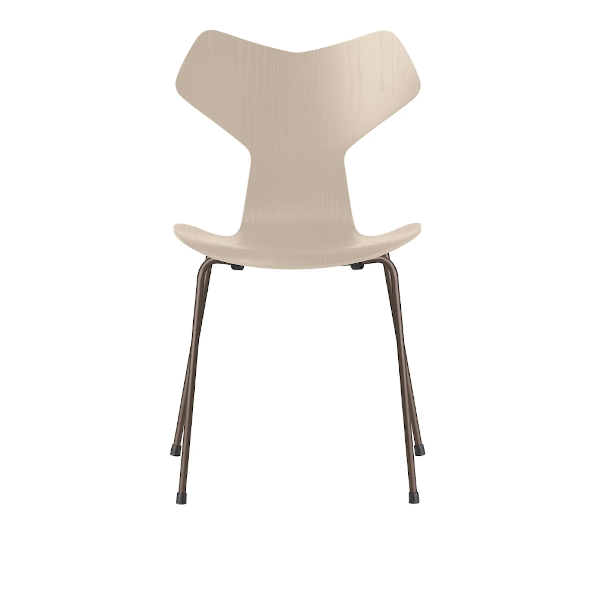 3130 Grand Prix stol Askfiner Dark Brown Beech - Fritz Hansen - Arne Jacobsen - NO GA