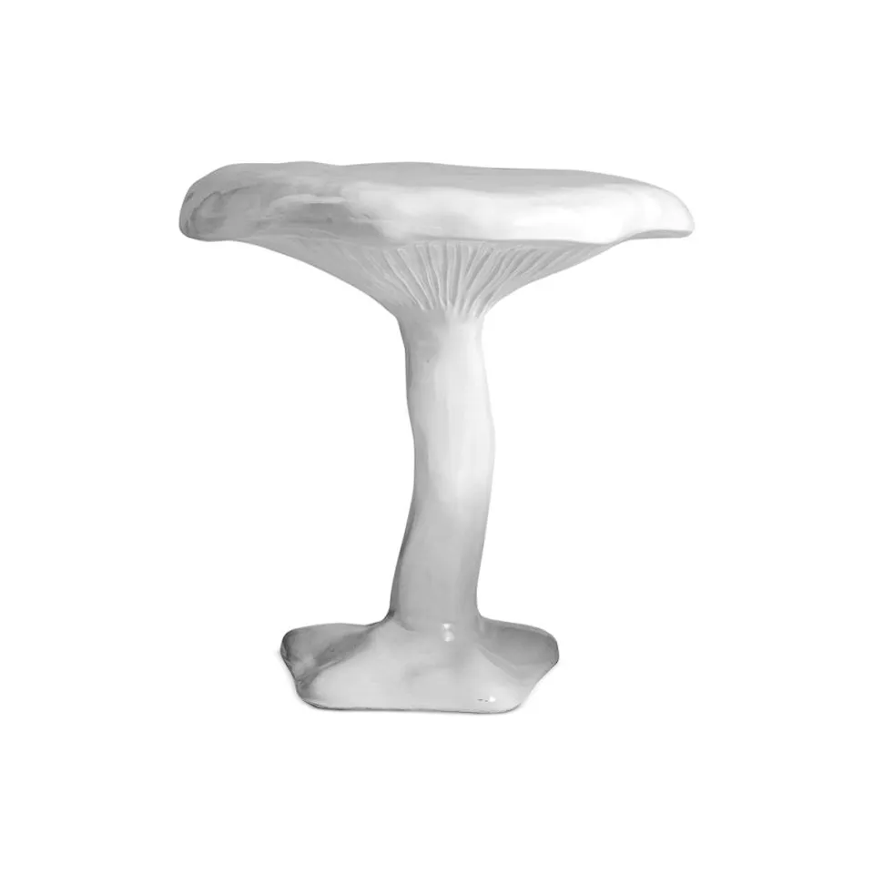 Fiberglass Table Amanita 70 x 73 cm - White