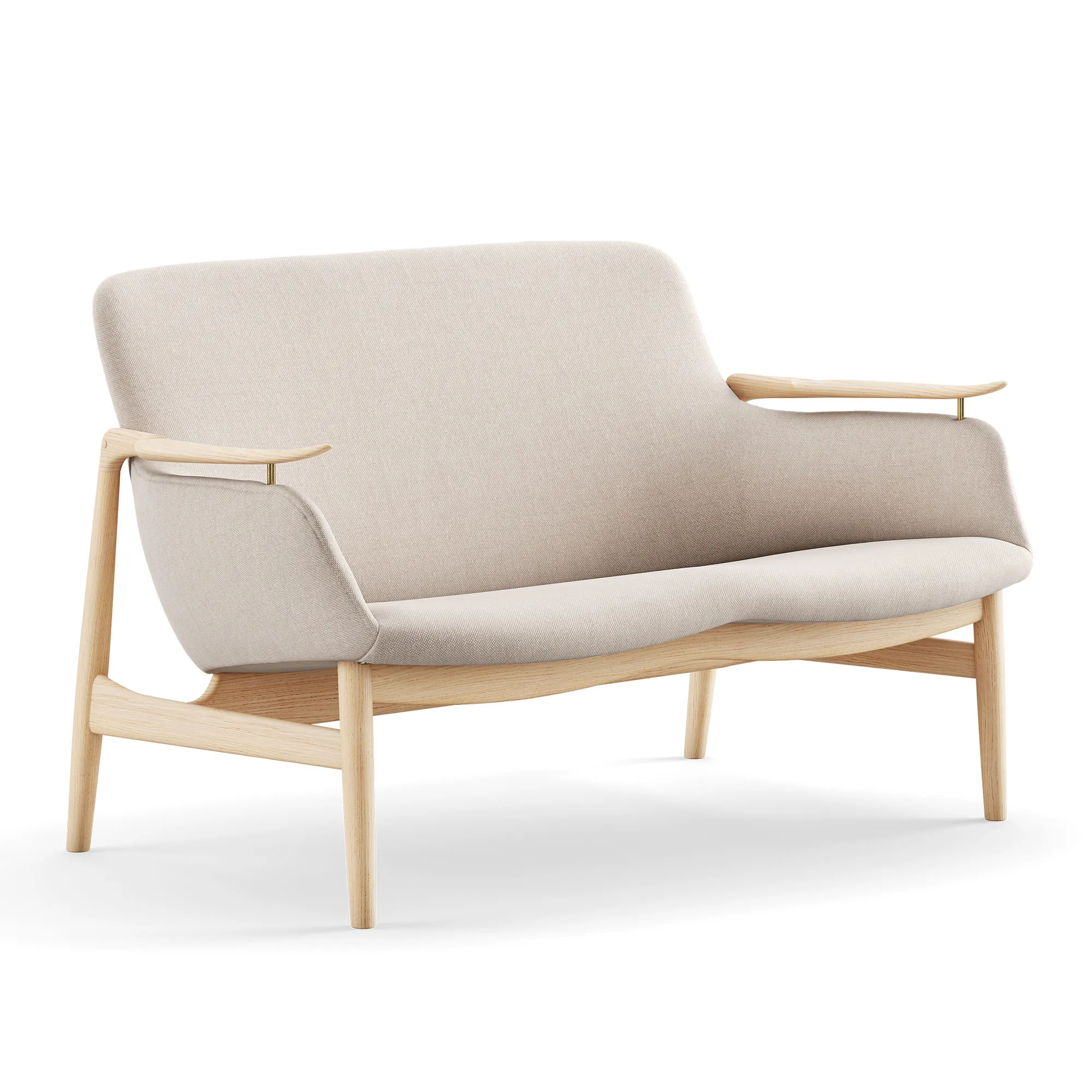 53 sofa Clear oiled oak - 1