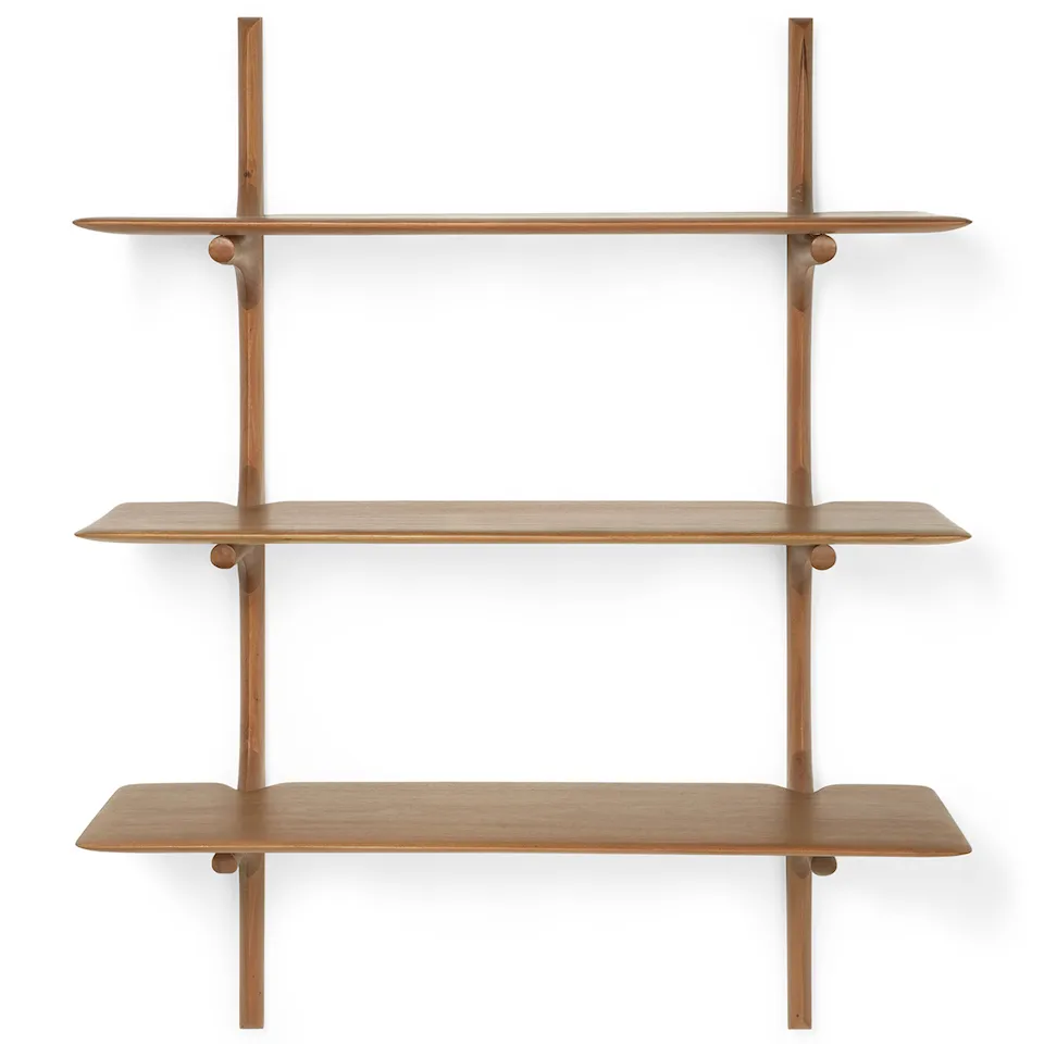 PI Wall Shelf Mahogany