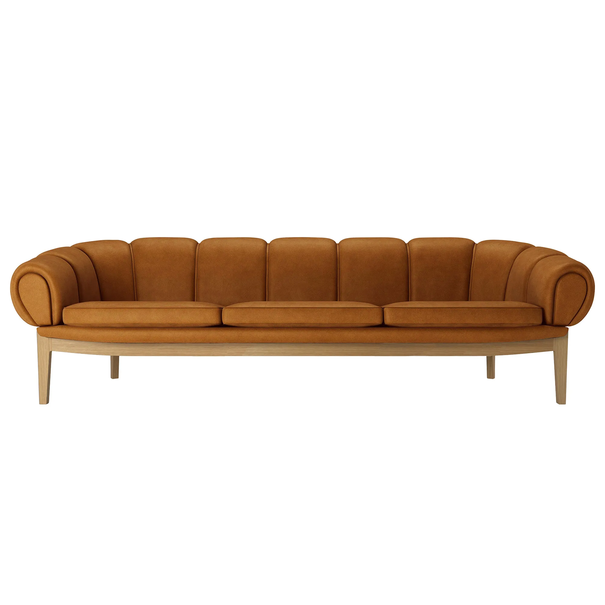 Croissant 3-seters sofa eik - 2