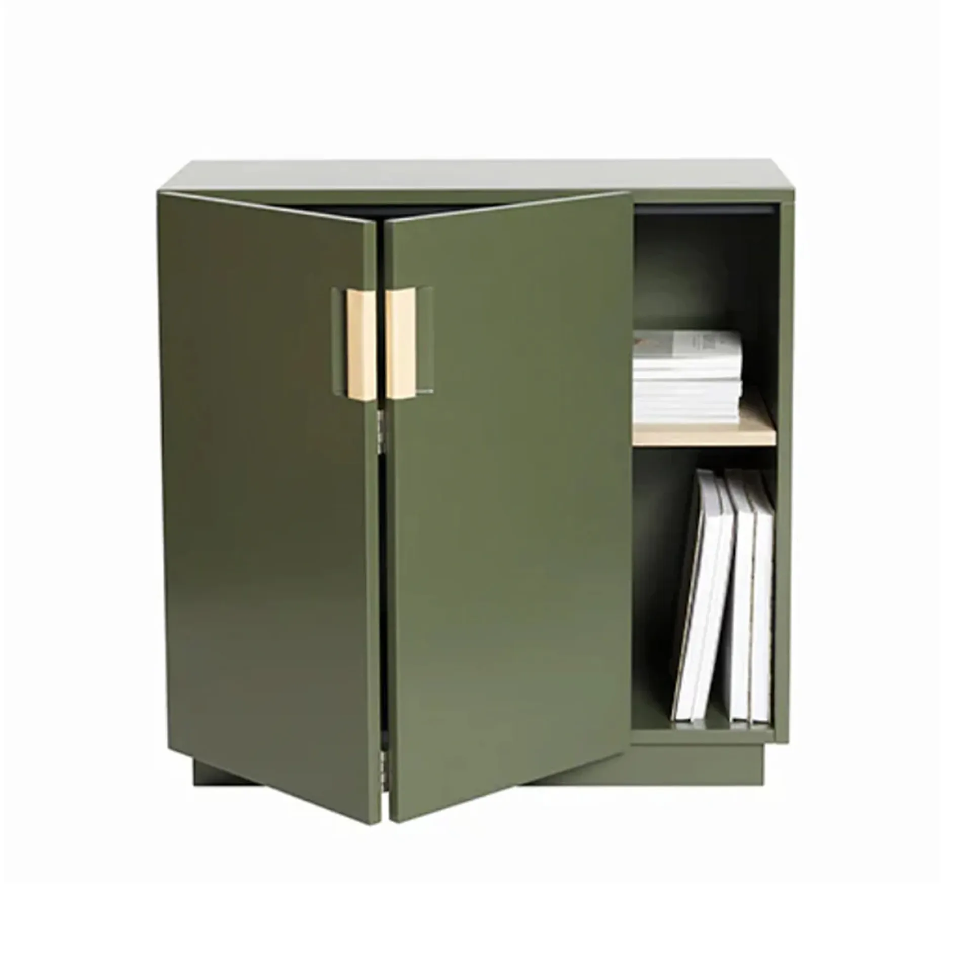 Frame 80 Low, Covered Doors Green Khaki - Asplund - NO GA