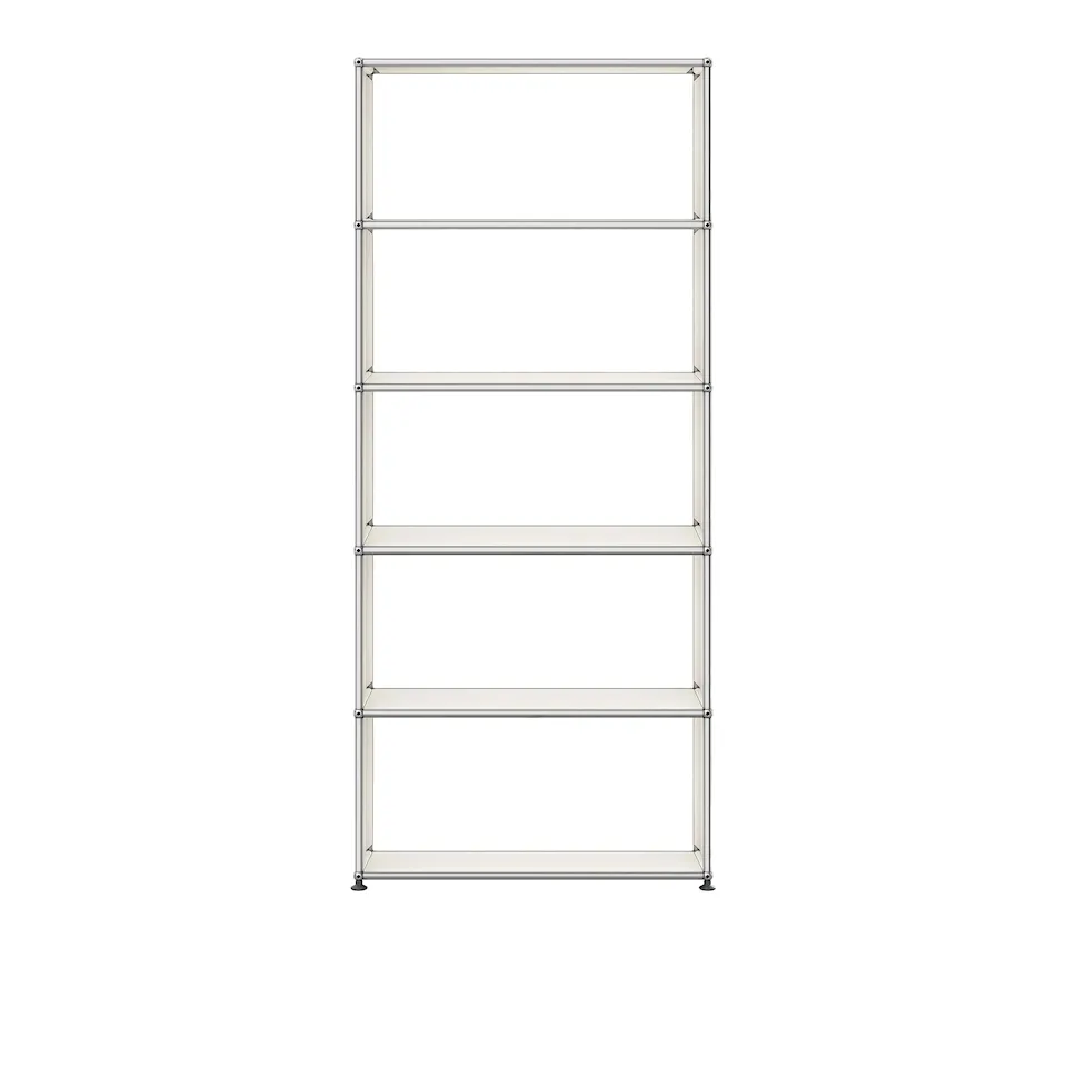 USM Haller 108 Shelving, Pure White