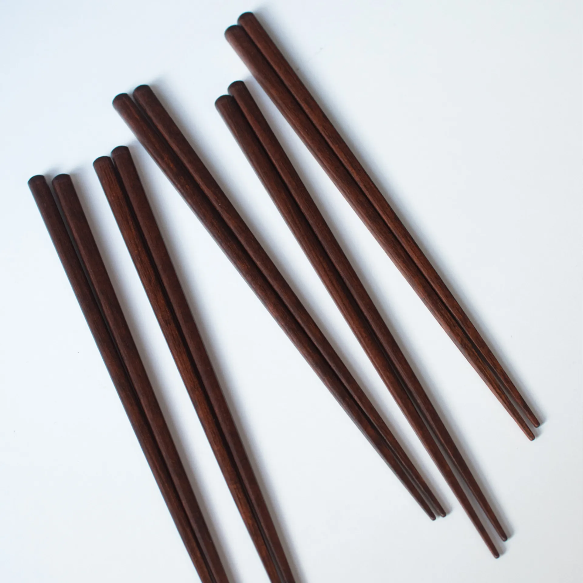 Kawai Plain Wood Chopsticks Brown - Set of 5 - Kawai - NO GA