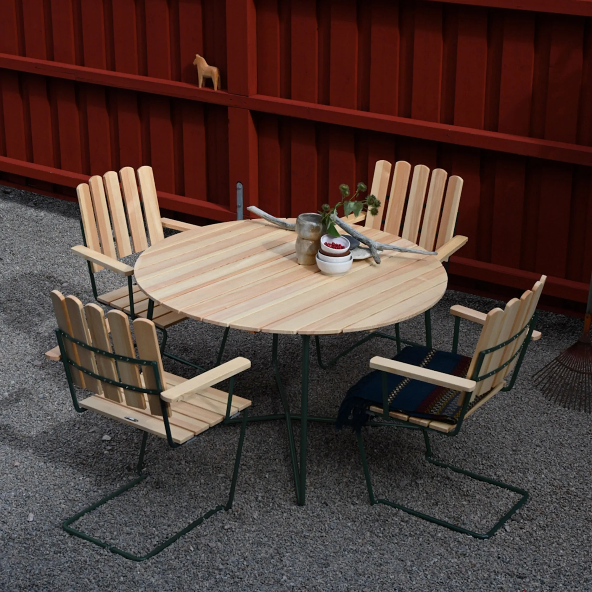 Klassikerserien - 9A Table & 4 stk A2 Lenestoler Oljet eik - 4