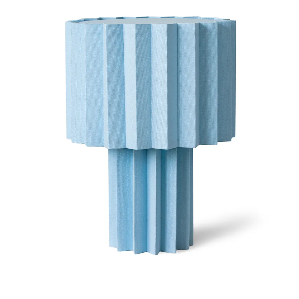 Plissé bordlampe