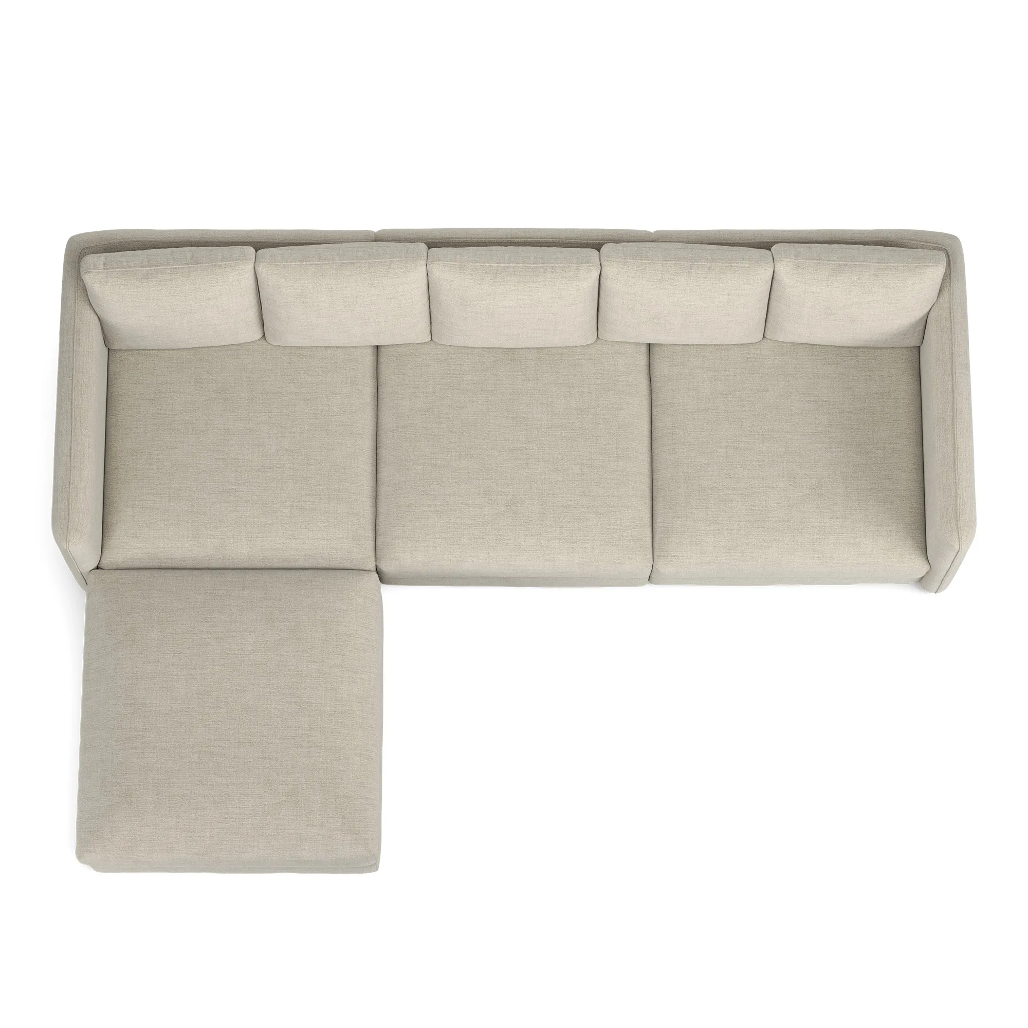 Pavarotti 02 3-seters sofa med fotskammel - 8