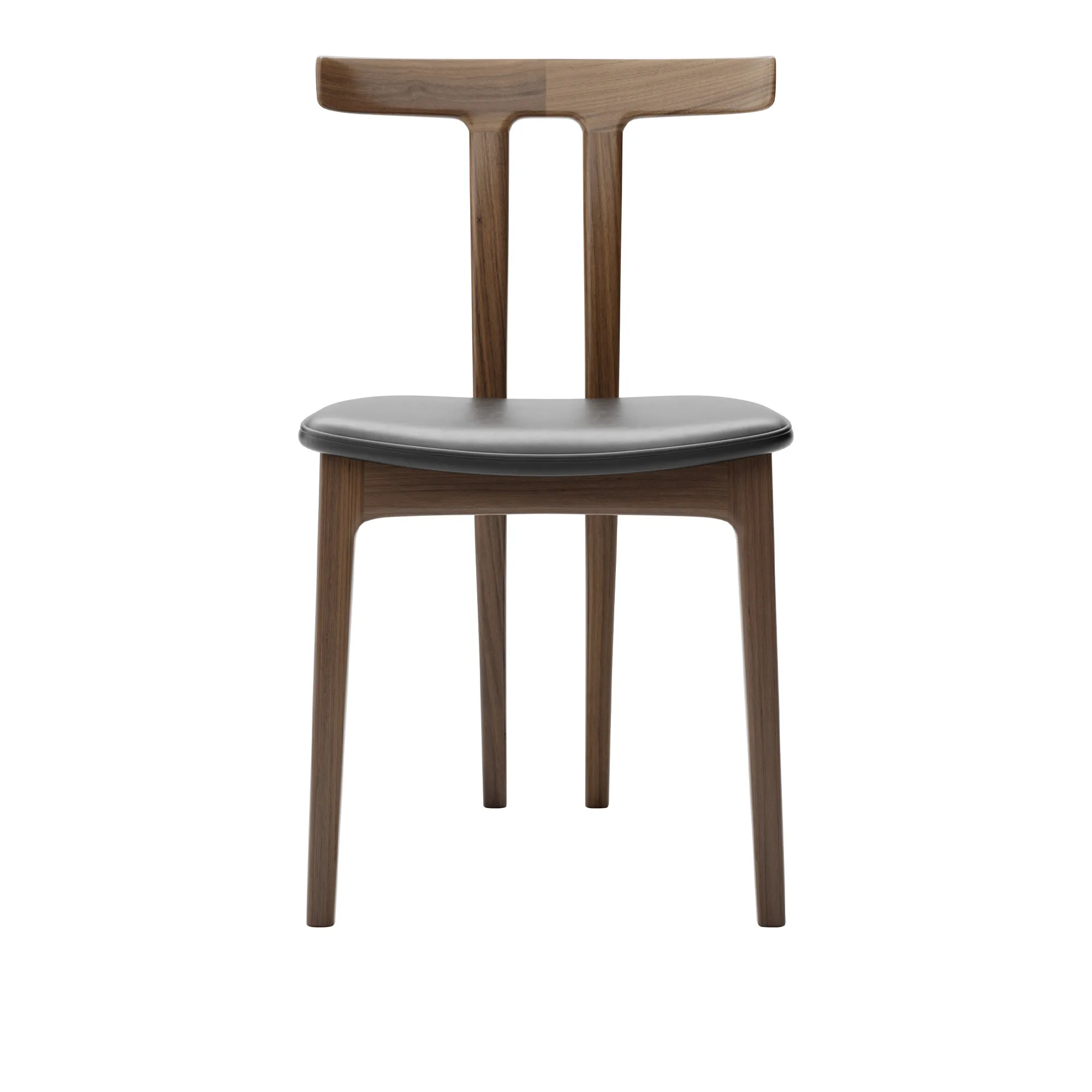 OW58 T-Chair spisestuestol valnøtt - 1