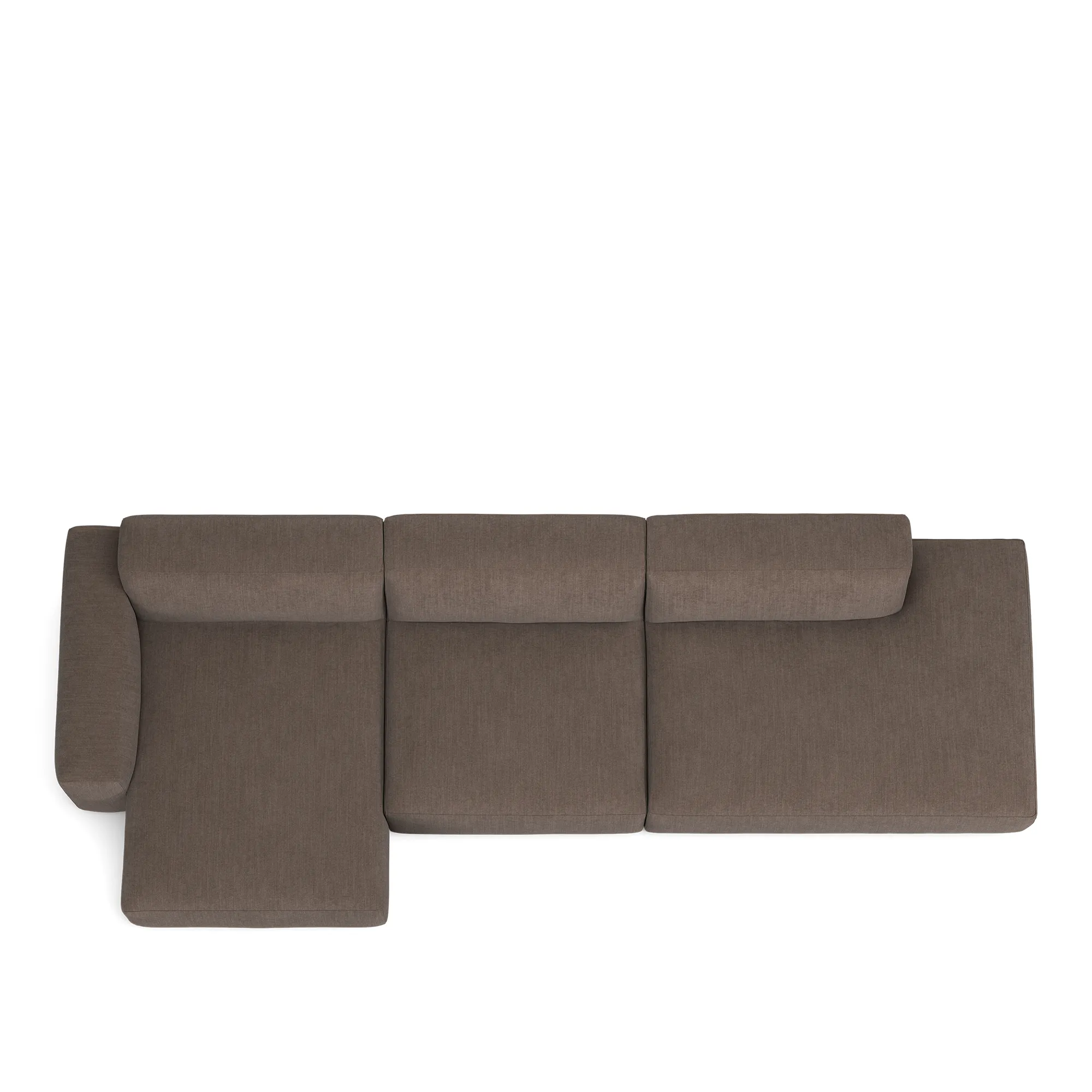 Brick 3-seters sofa sjeselong åpen ende høyre - 8
