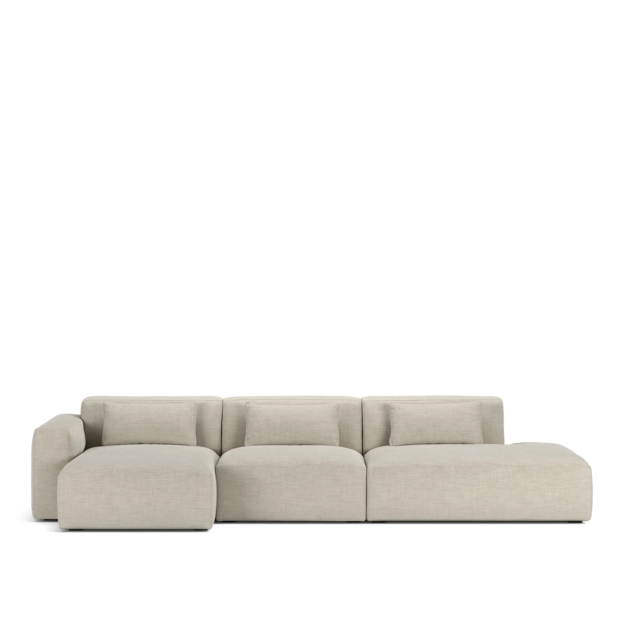 Brick 3-seters sofa sjeselong åpen ende høyre - 9