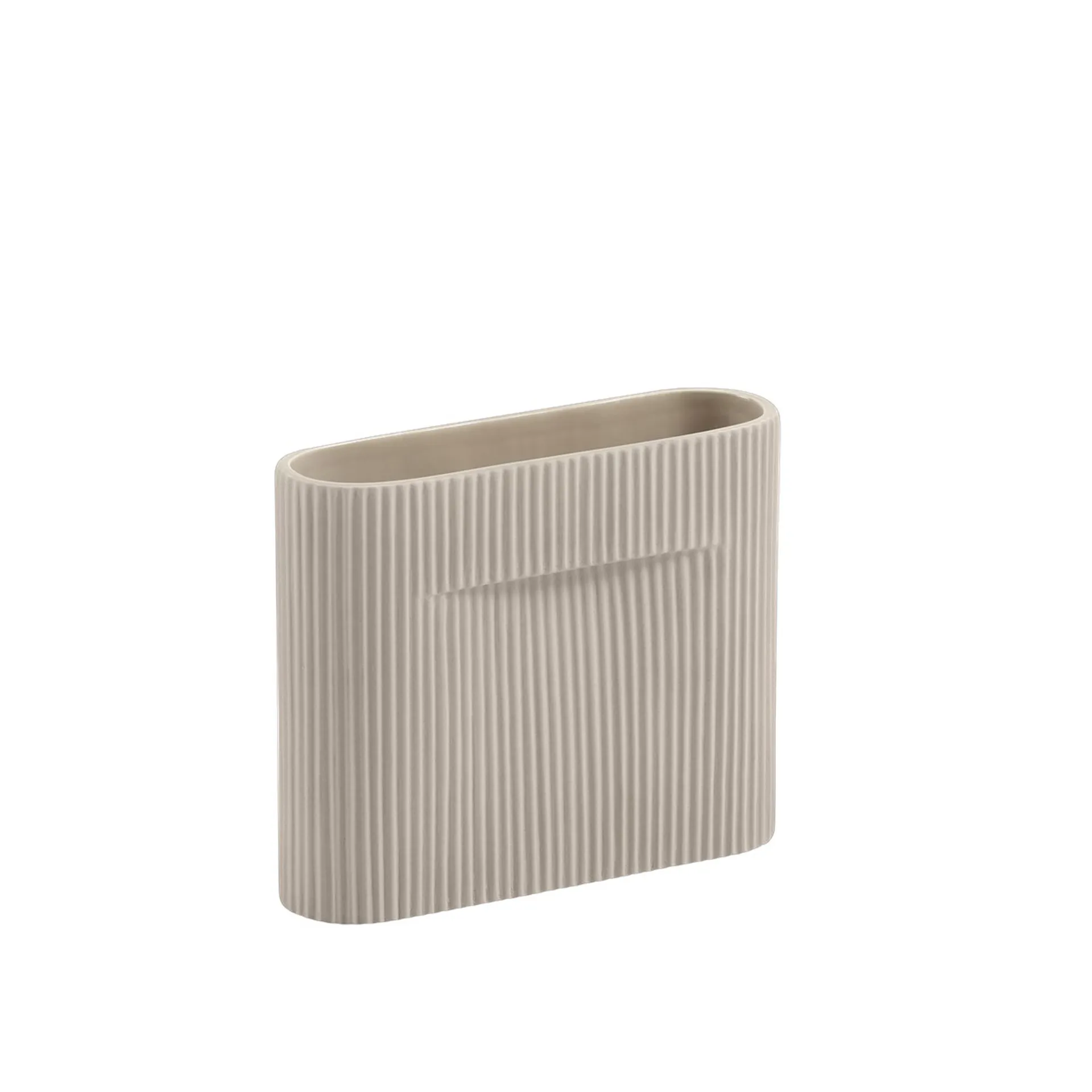 Ridge Vase Beige 16,5 cm - Muuto - Anderssen & Voll  - NO GA