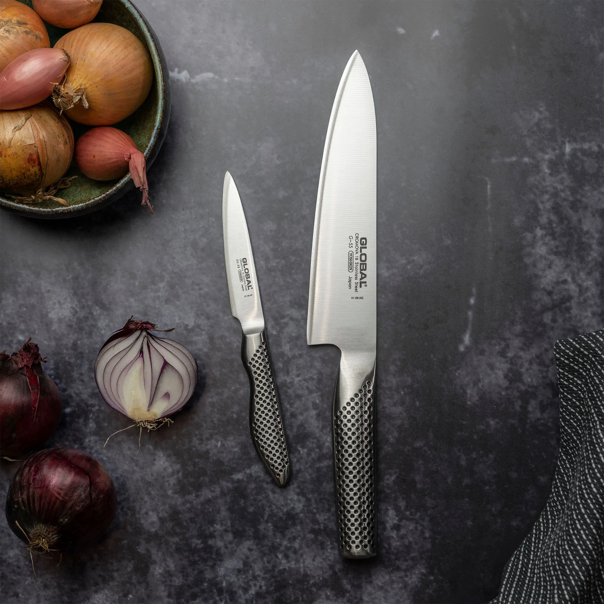 Knivsett 2 deler G-55, GS-38 - 2