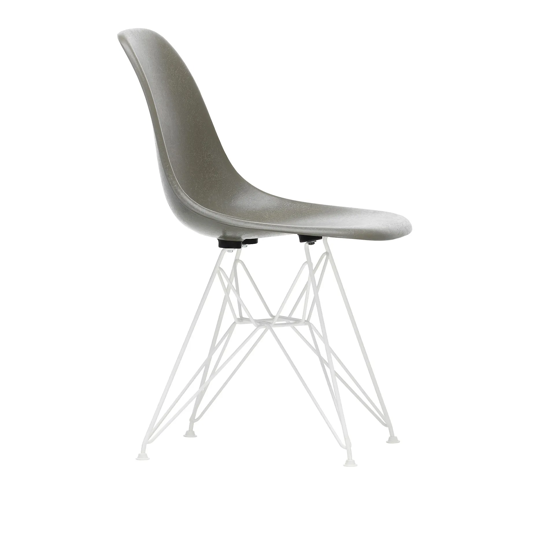 Eames Fiberglass Chair DSR stol White - Vitra - Charles & Ray Eames - NO GA