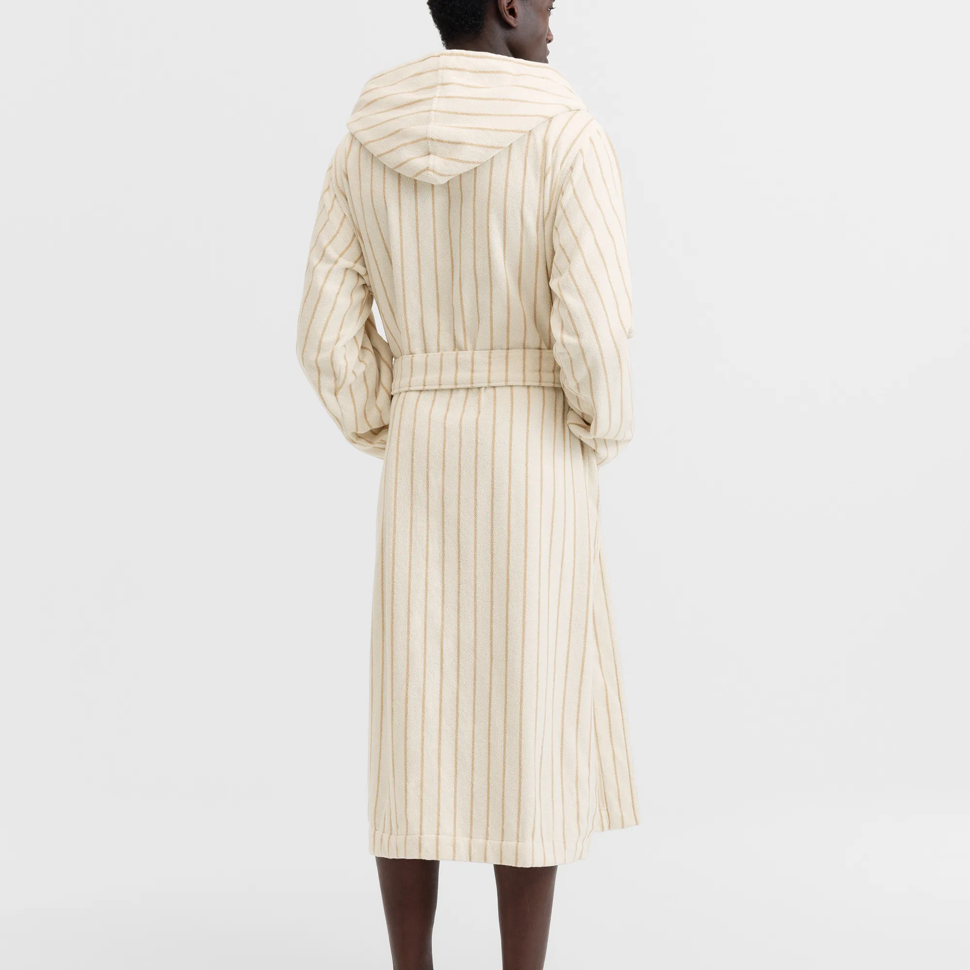 Hooded Sienna Stripes badekåpe - 9