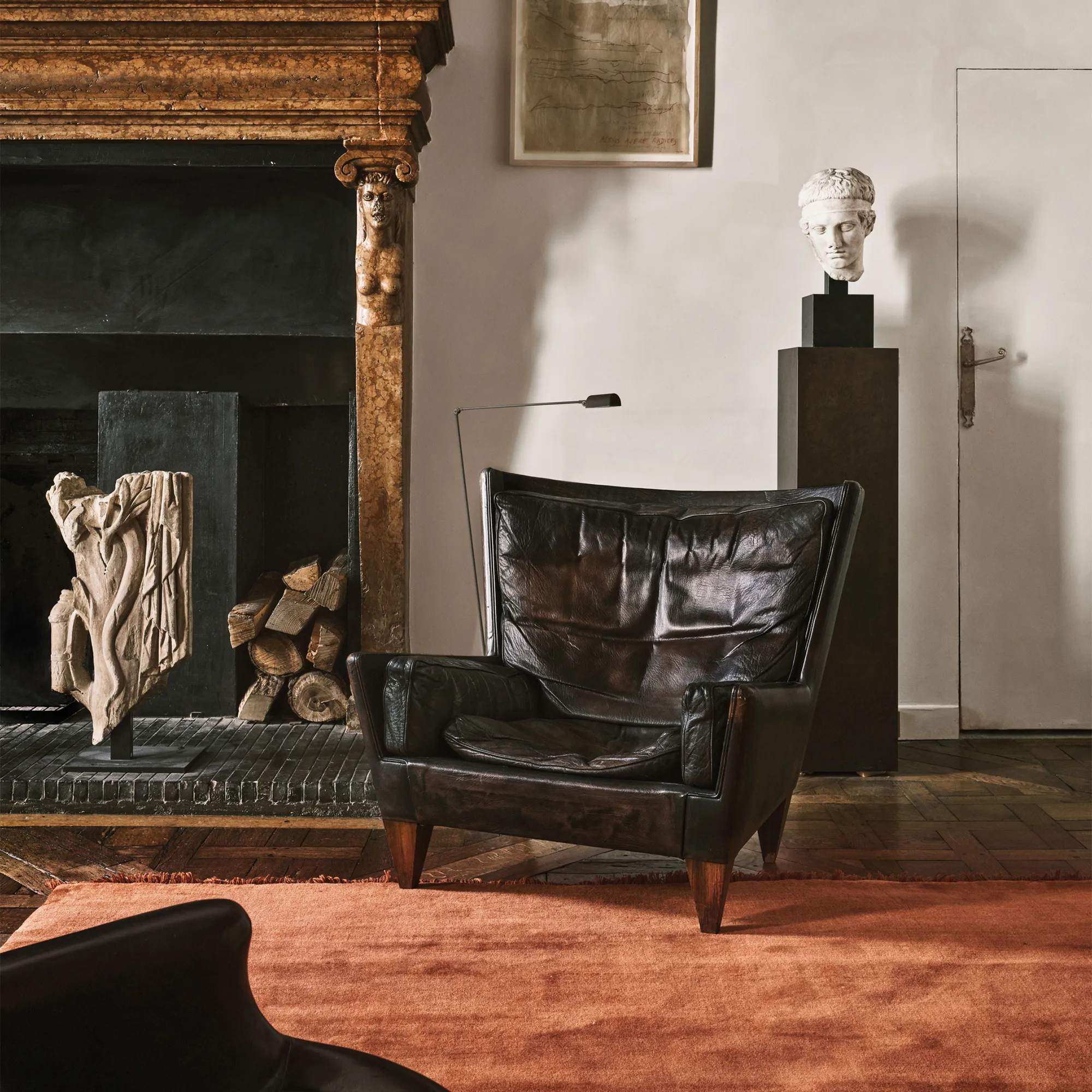 Mohair Rust ullteppe - 3