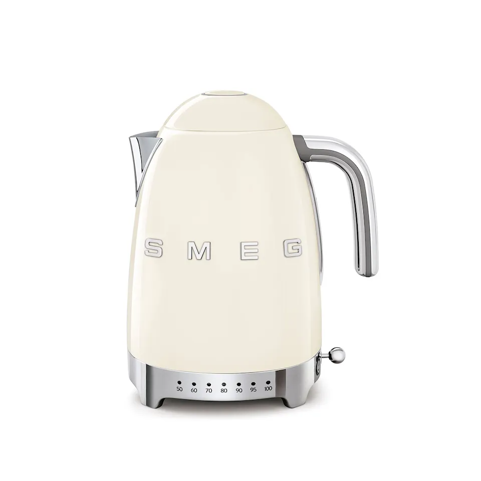 Smeg Variable Temperature Kettle Cream