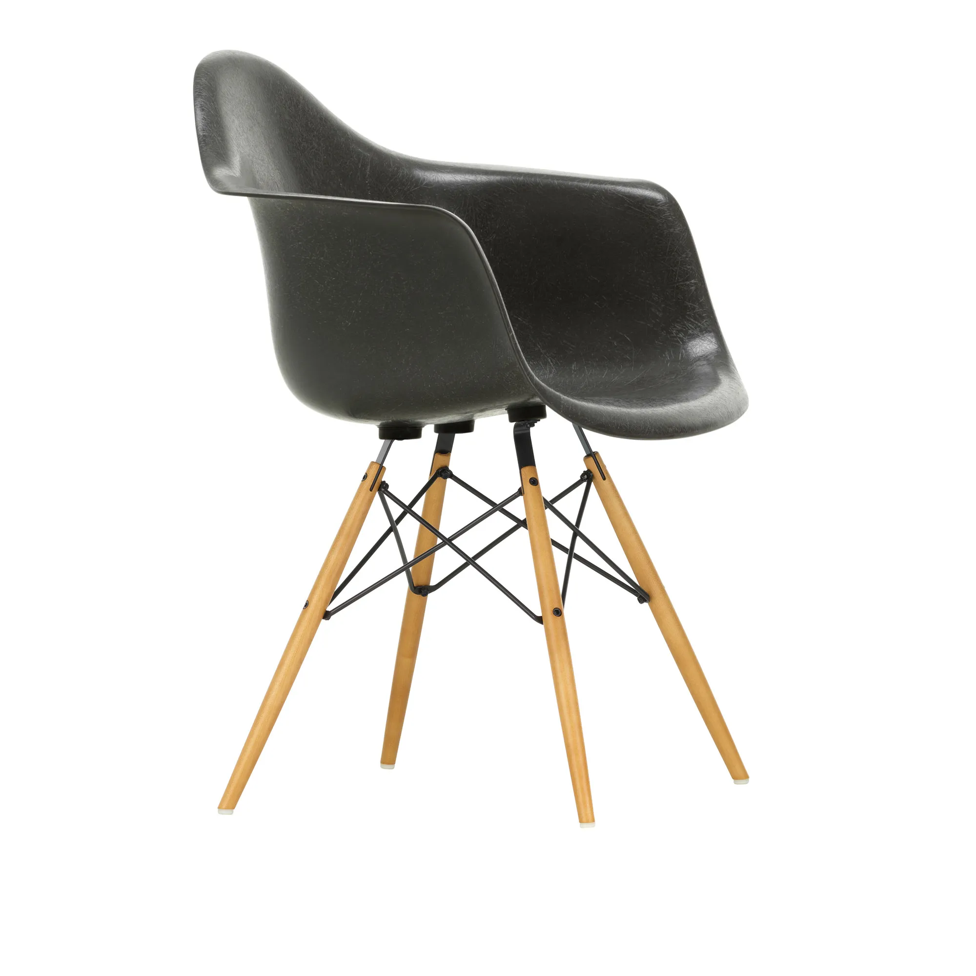 Eames Fiberglass Armchair DAW stol - 1