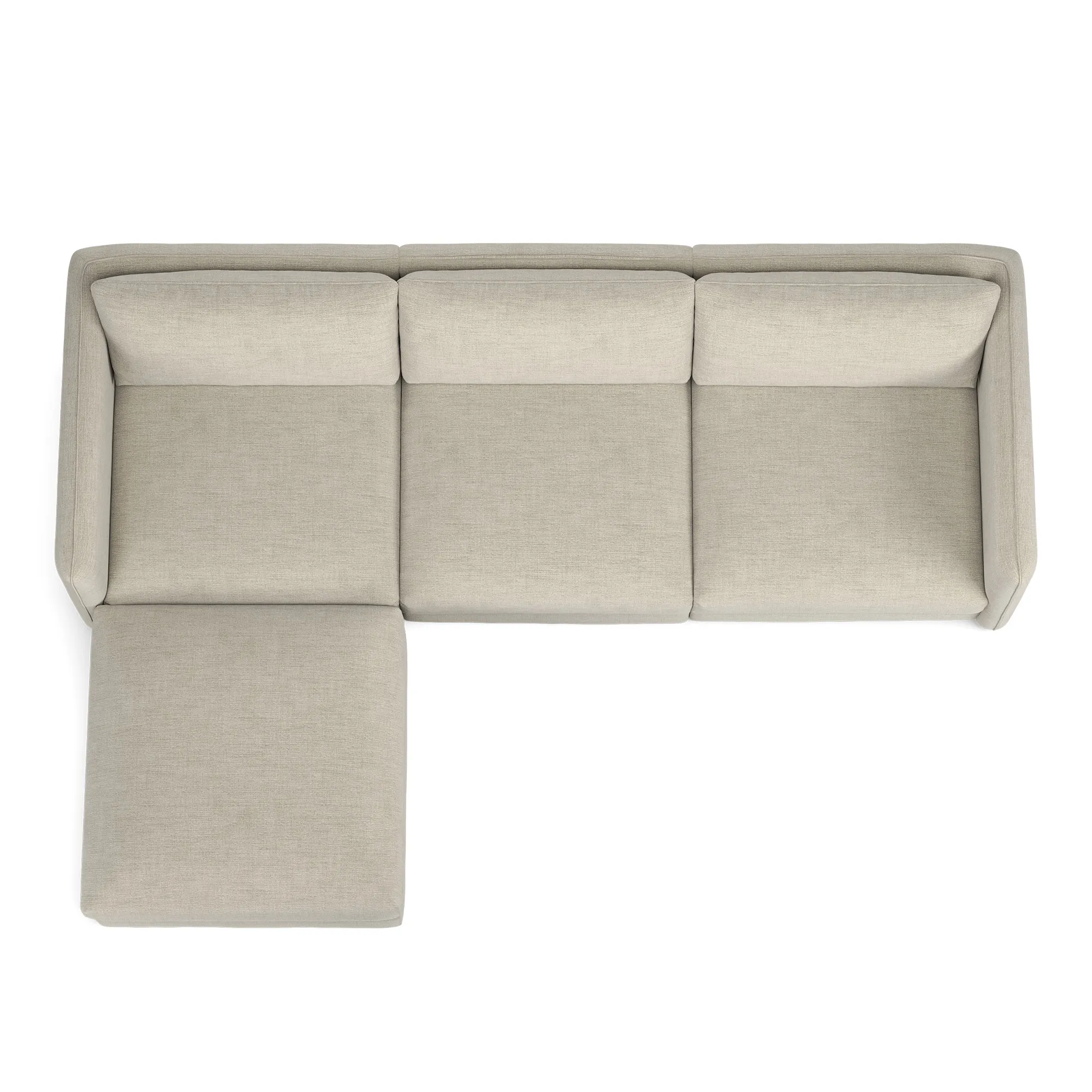Pavarotti 03 3-seters sofa med fotskammel - 8