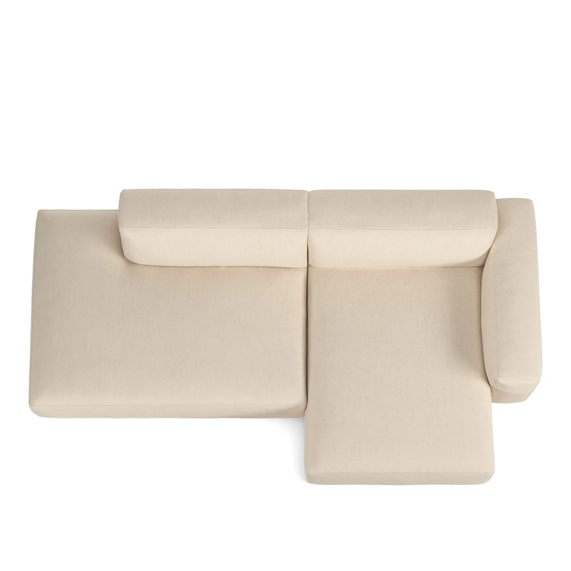 Brick 2-seters sofa sjeselong åpen ende venstre - 8