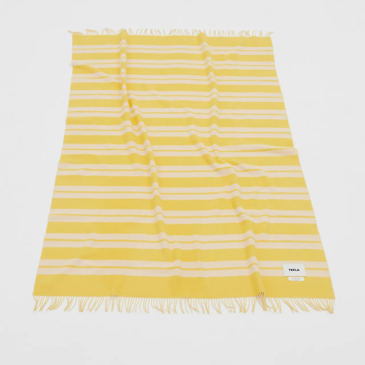 Le Corbusier Blanket - Blanc/Le Jaune Vif