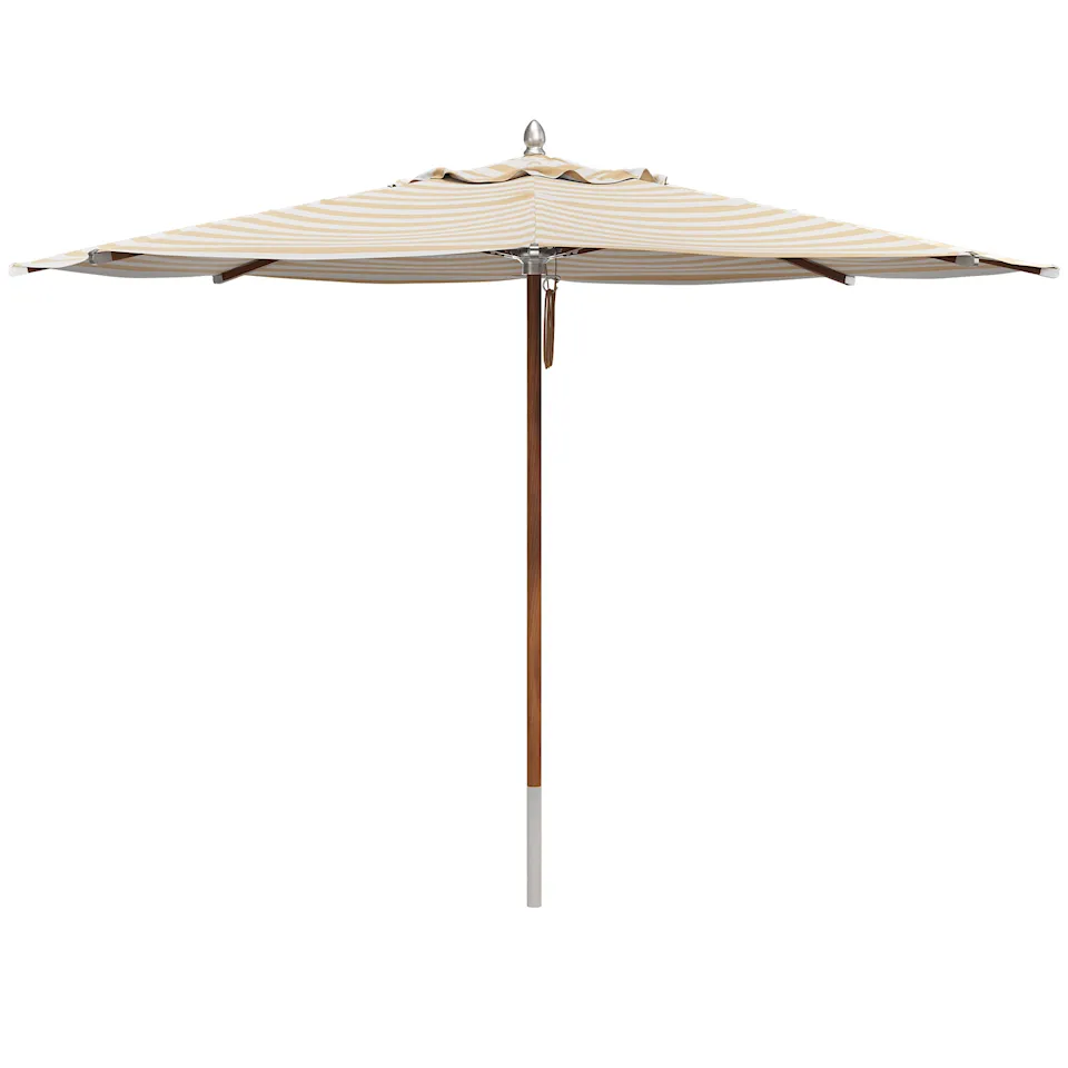 Atlantis parasoll Ø330 cm gyllengul stripe