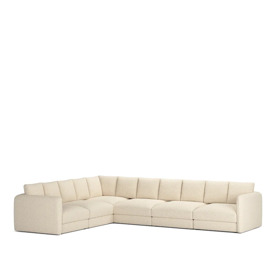 Pavarotti 02 6-seters hjørnesofa