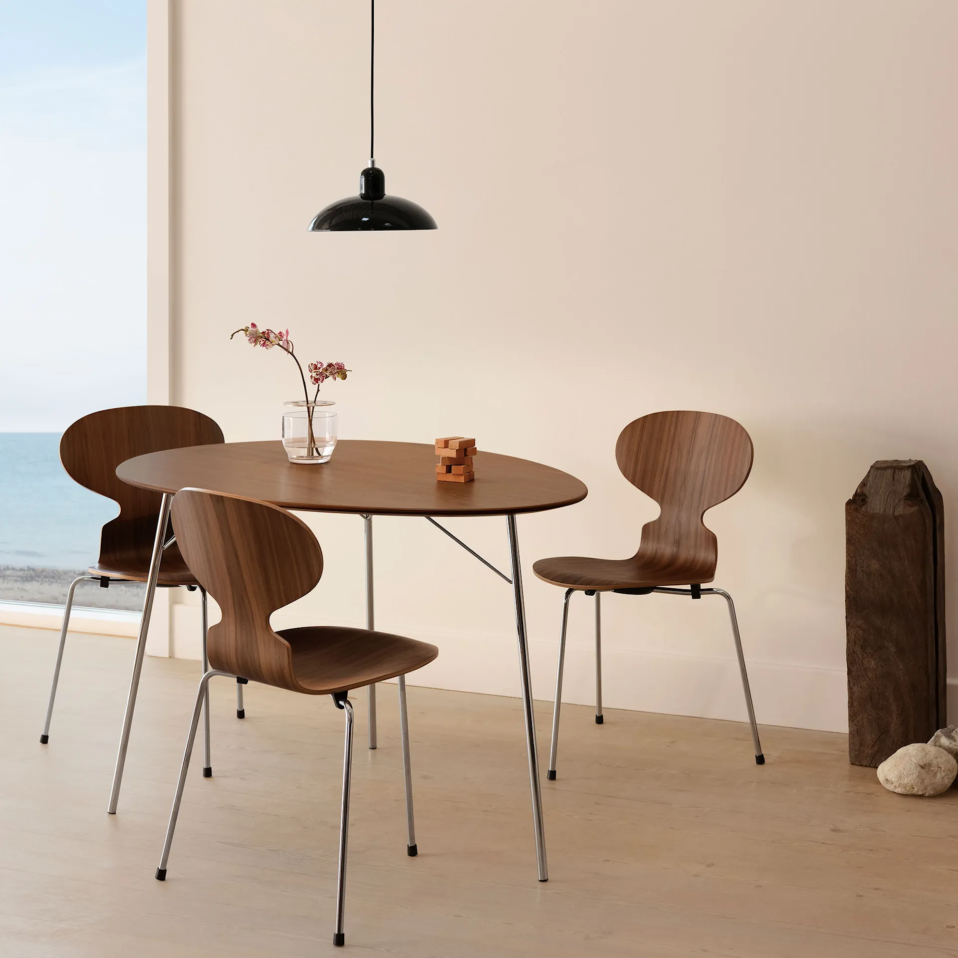 Egg bord - Fritz Hansen - Arne Jacobsen - NO GA