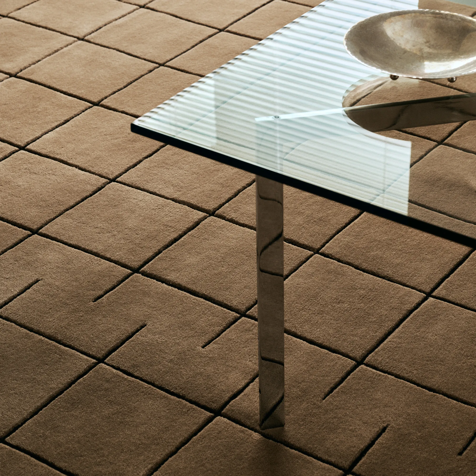 Grid Chestnut/Black ullteppe - 4