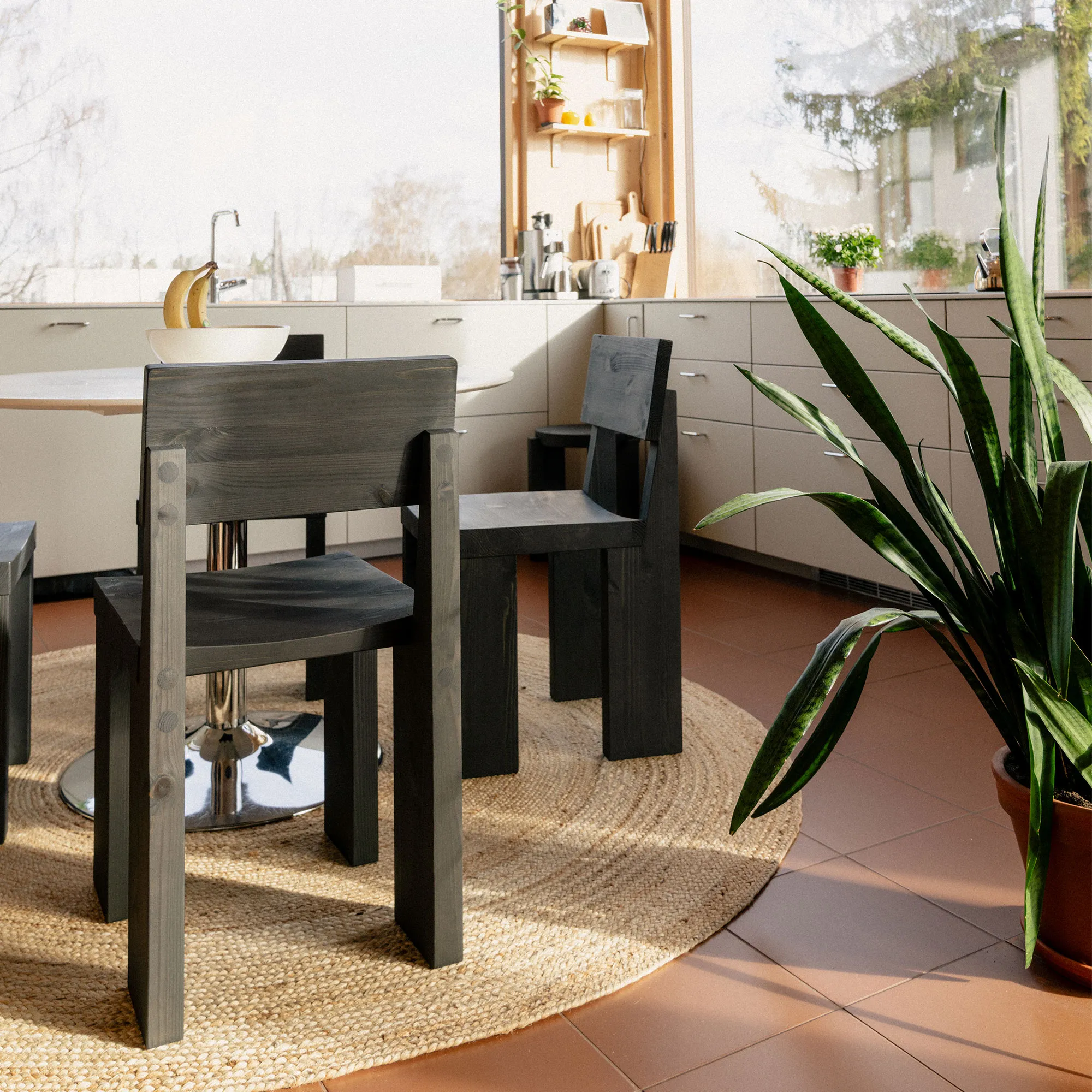 001 Dining Chair Black - 3