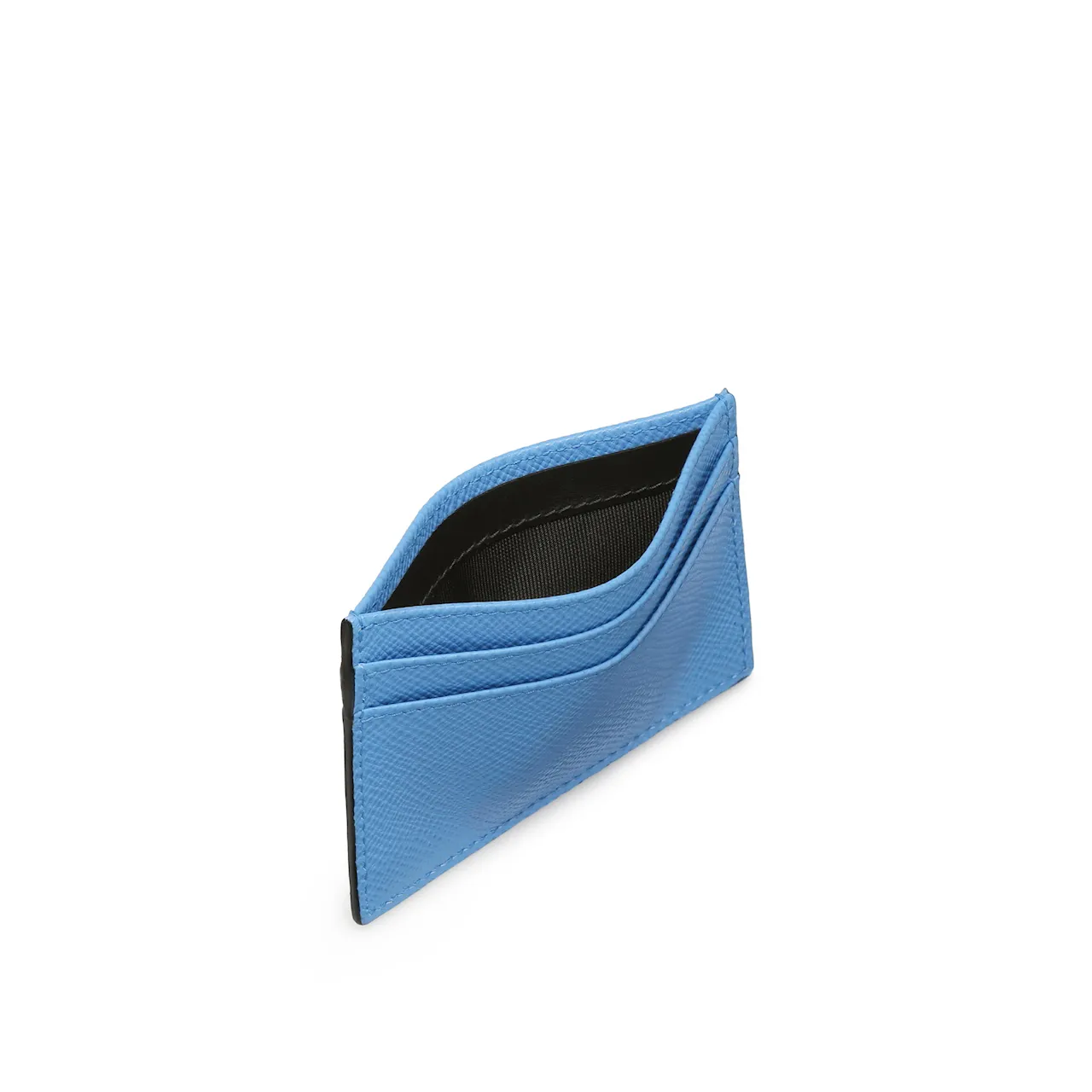 Panama Flat Card Holder - Nile Blue