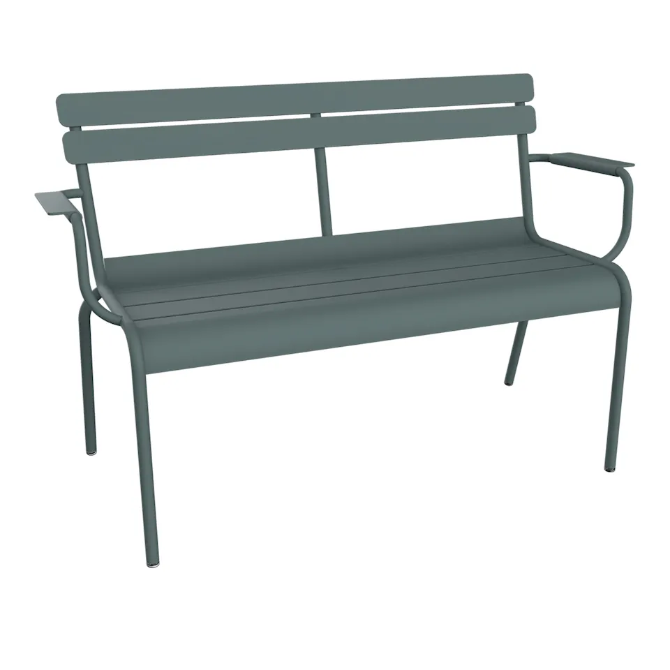 Luxembourg 2-Seater Garden Bench - Storm Grey