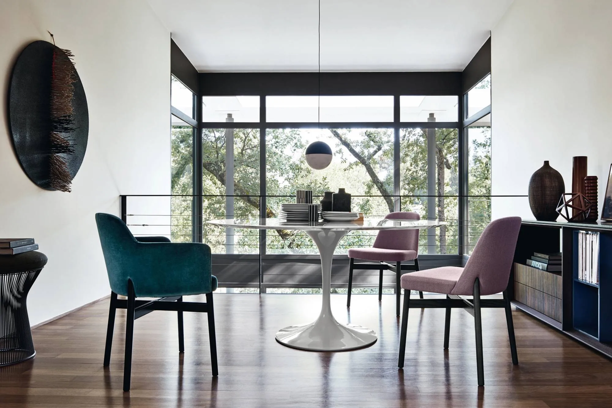 Saarinen Round spisebord Ø 120 cm White - 2