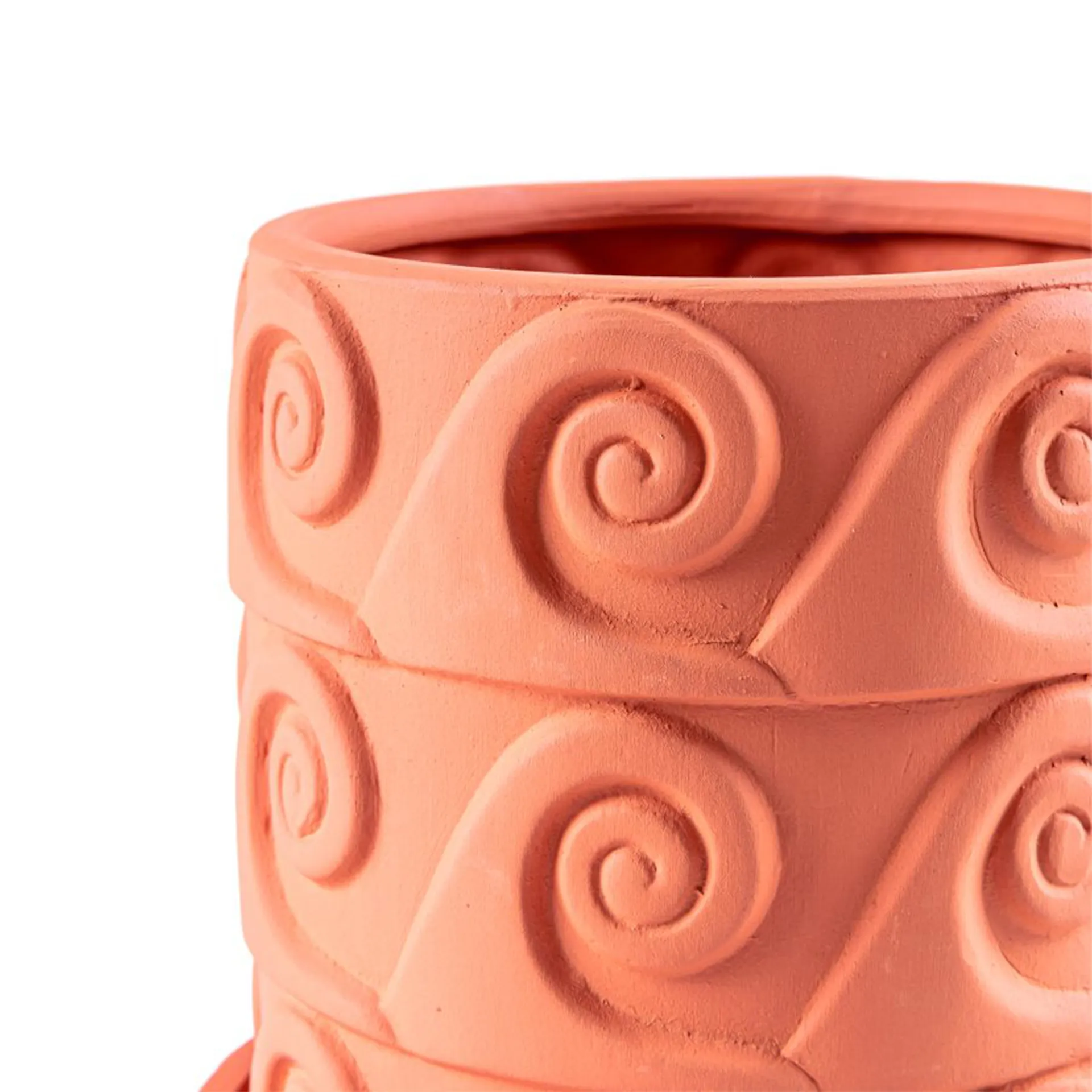 Terracotta Vase Onda Ø 23,5 cm - Seletti - NO GA