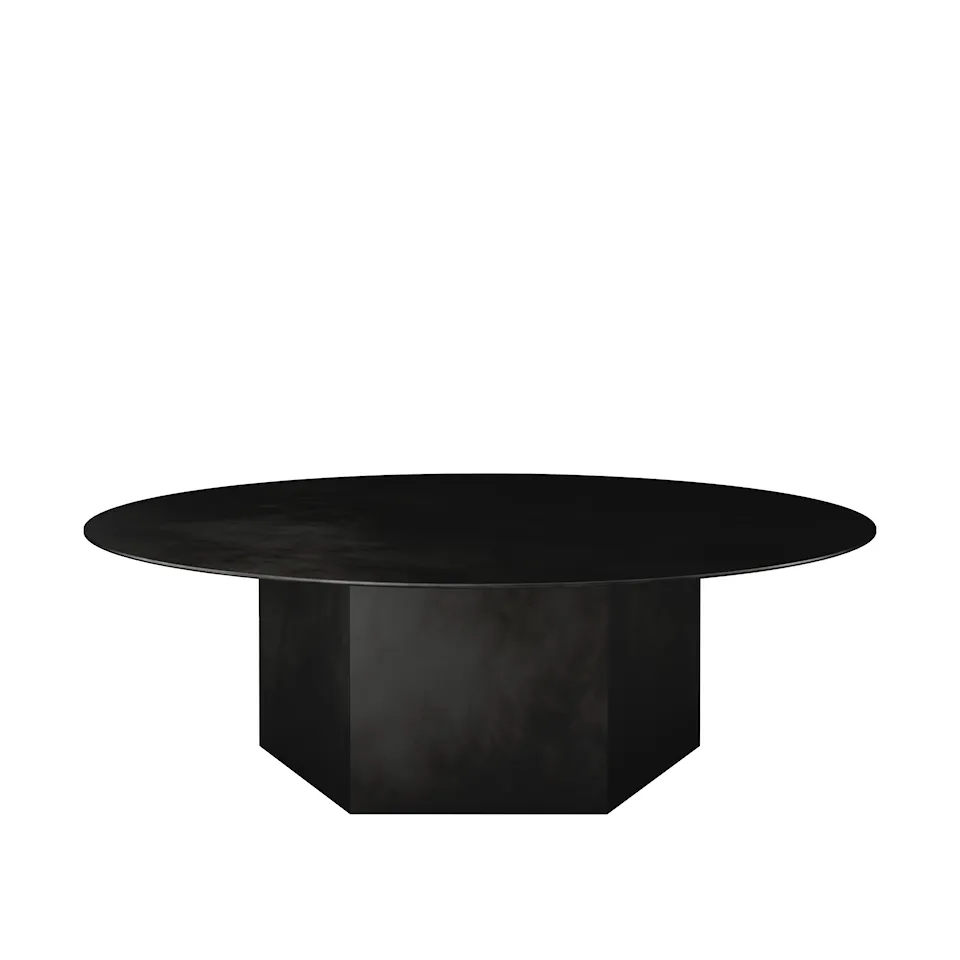 Epic Coffee Table Round Ø110 Steel, Midnight Black