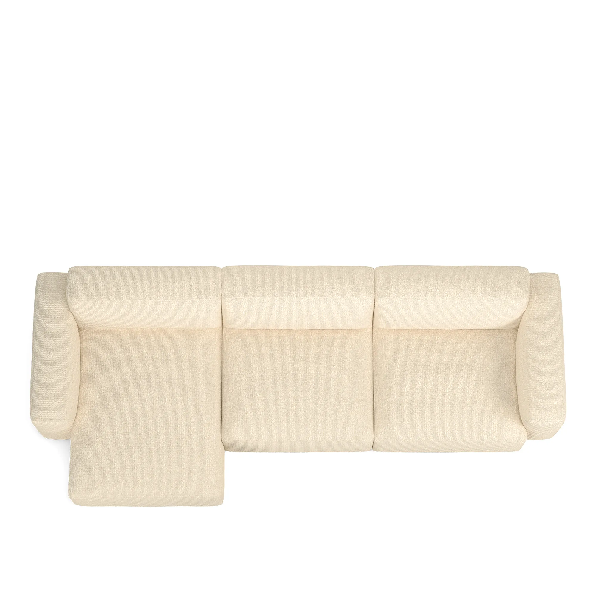 Brick 3-seters sofa sjeselong venstre - 8