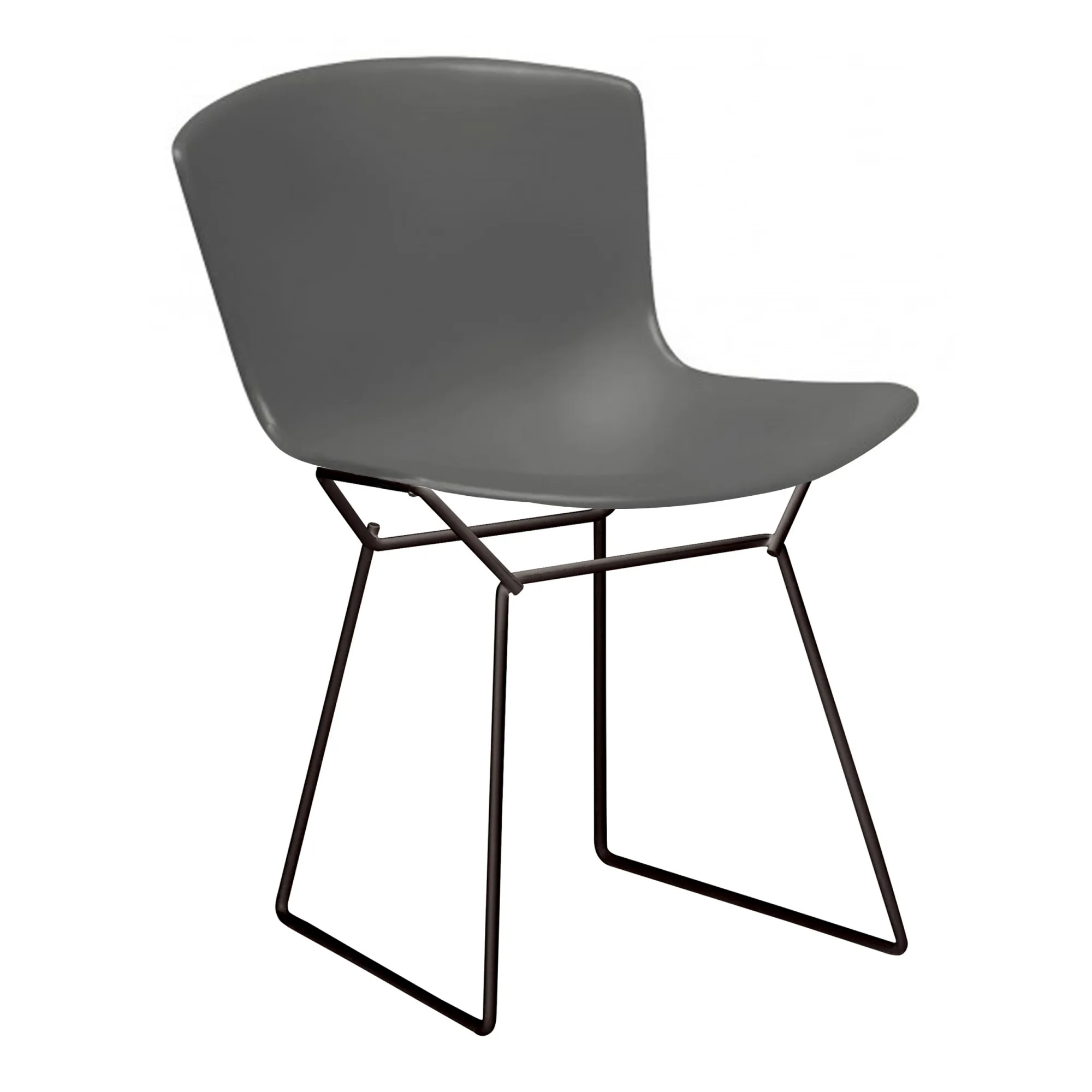 Bertoia Plastic utendørs stol sort - 1