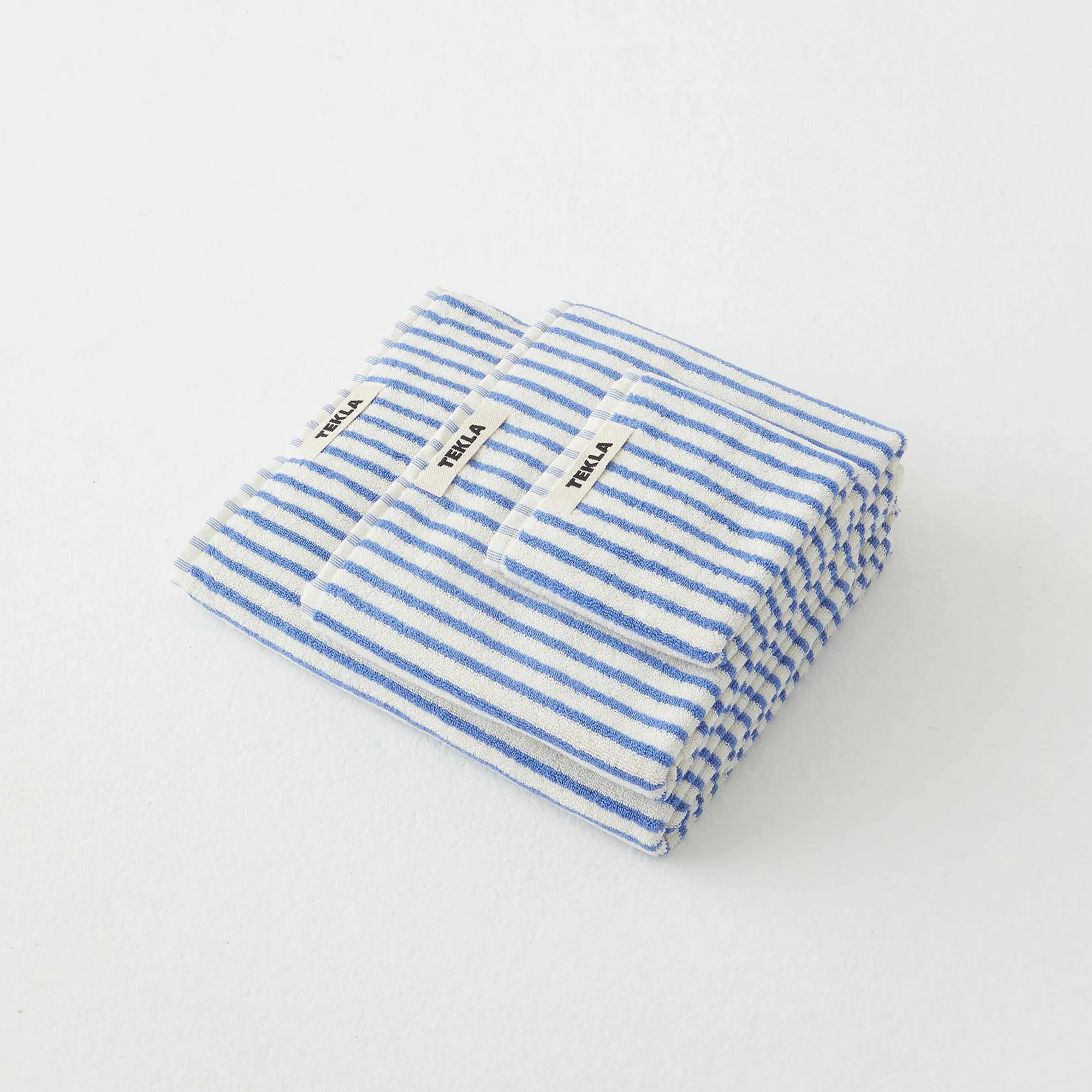 Terry Coastal Blue Stripes håndkle - 6