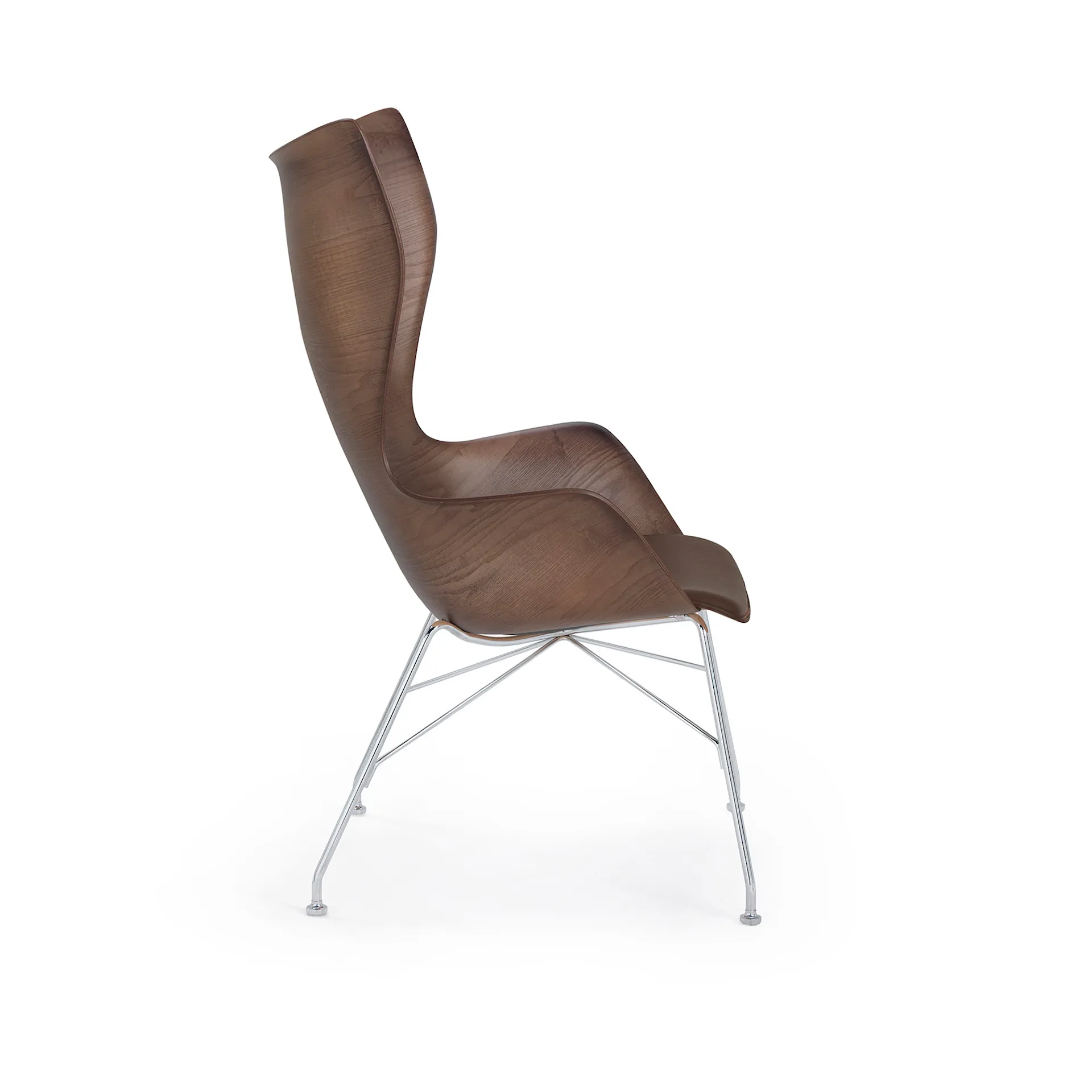 K/Wood Leather Seat - Kartell - Philippe Starck - NO GA