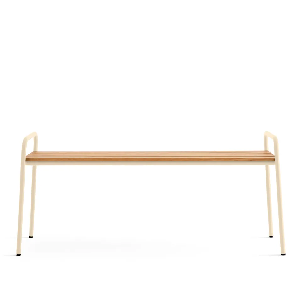 Kallio Outdoor Bench Ivory