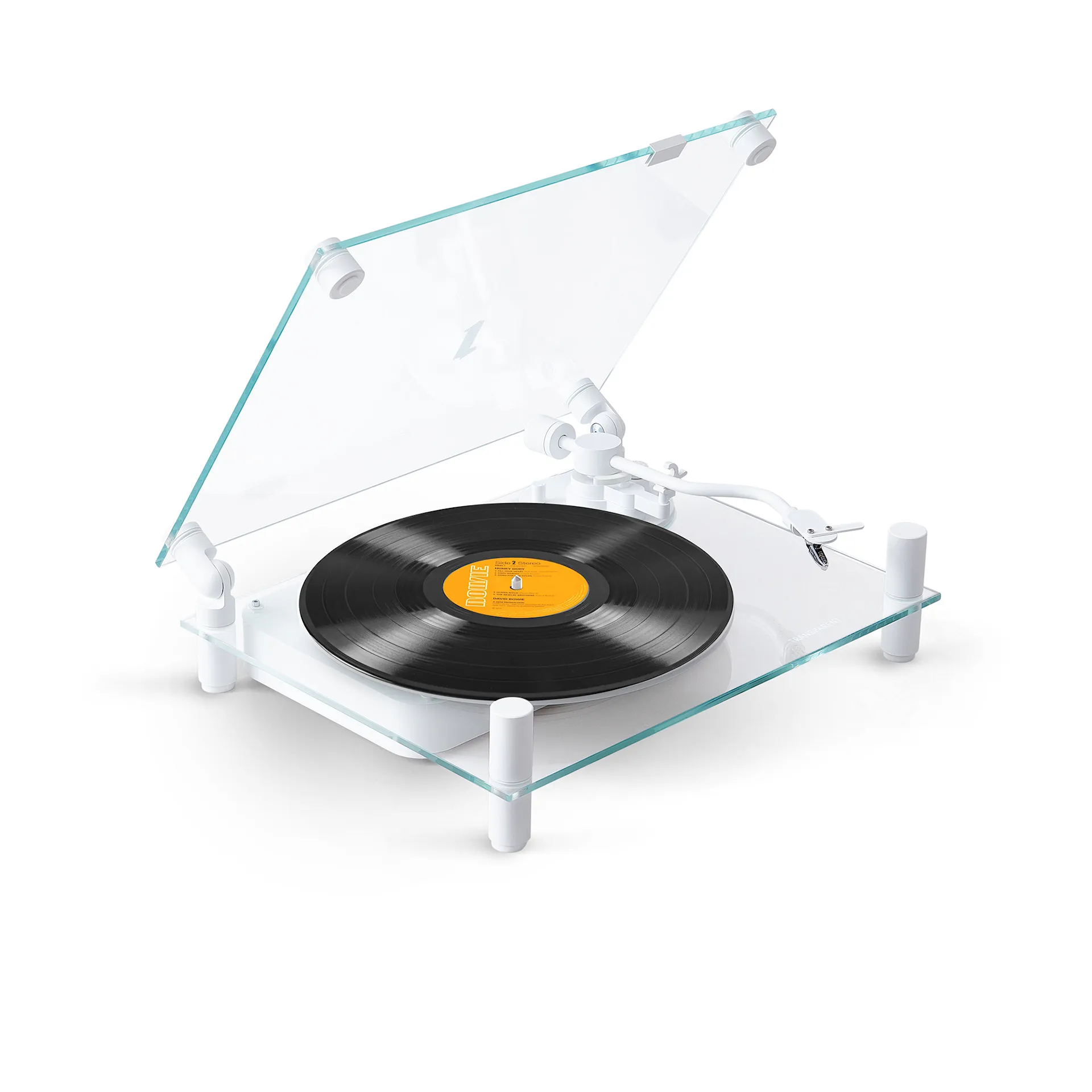 Transparent Turntable - White - Transparent Sound - NO GA