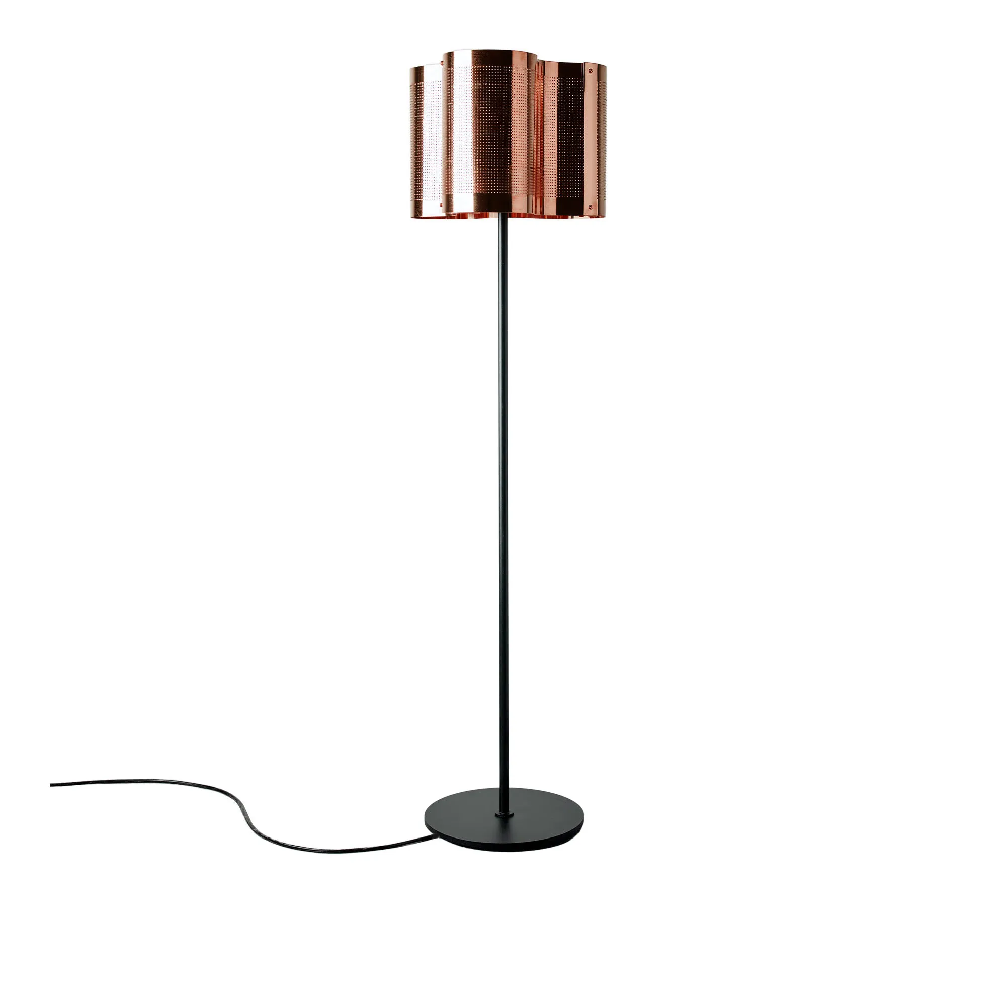 Snäcka gulvlampe kobber - 1
