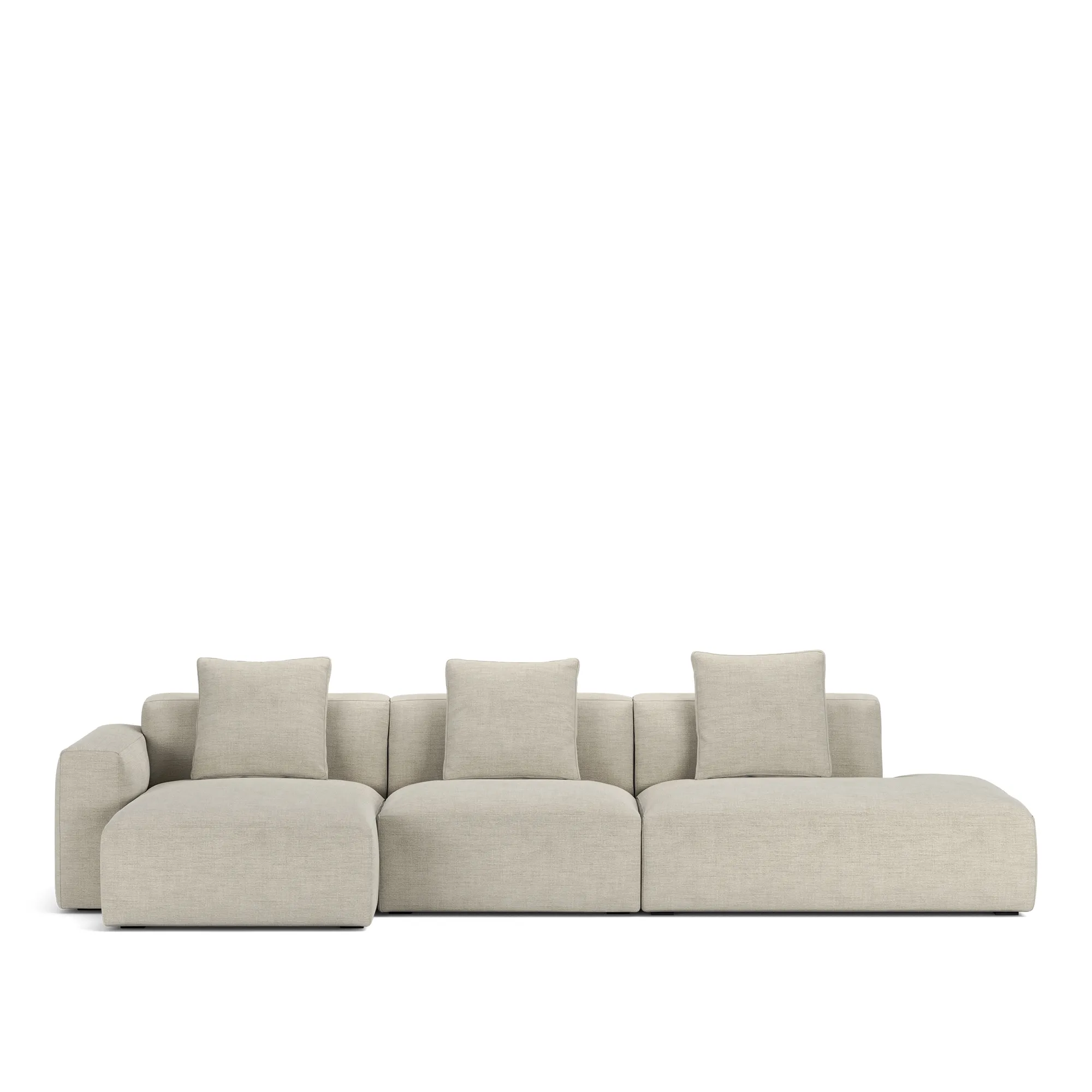 Brick 3-seters sofa sjeselong åpen ende høyre - 10