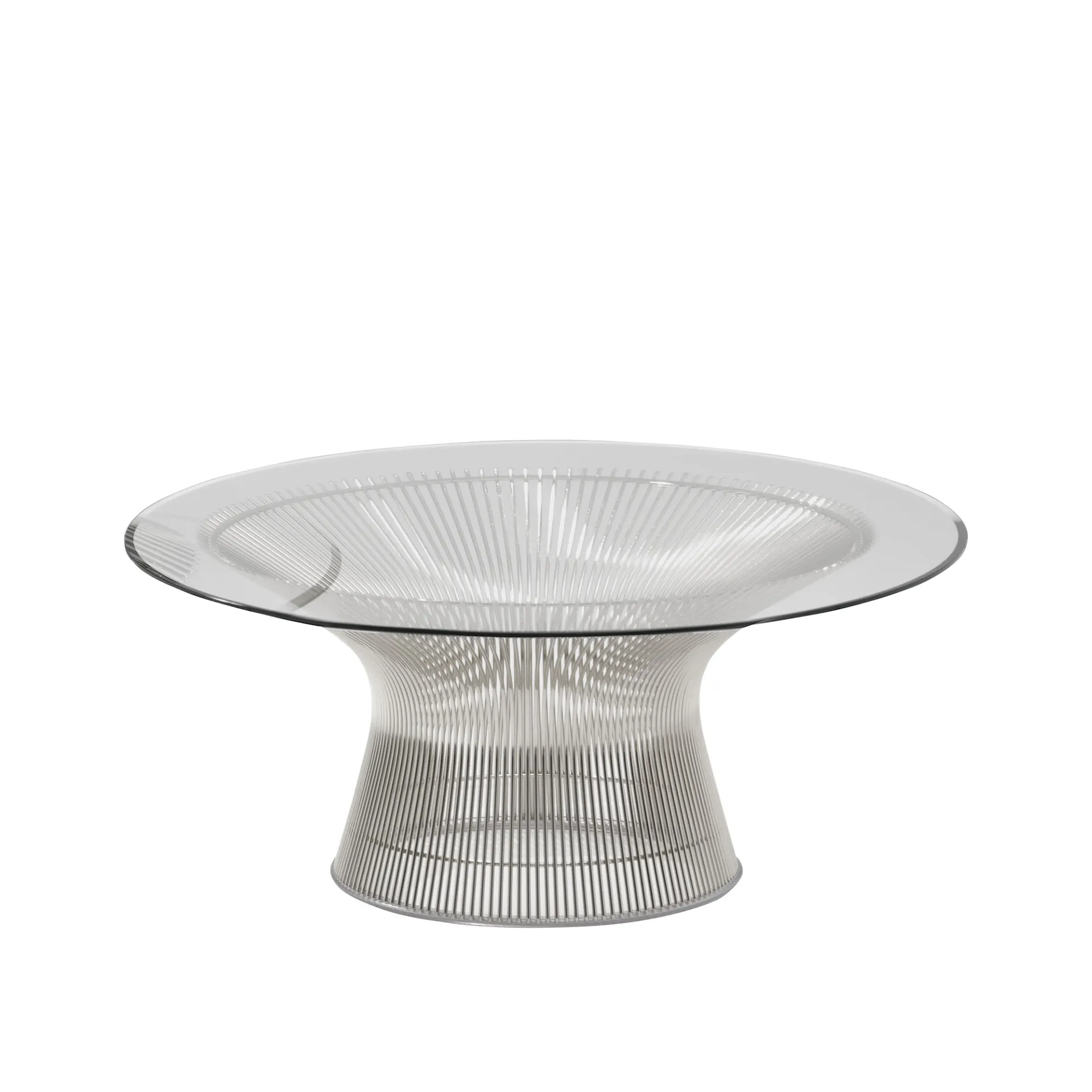 Platner salongbord Ø 92 cm Polert nikkel - Knoll - Warren Platner - NO GA